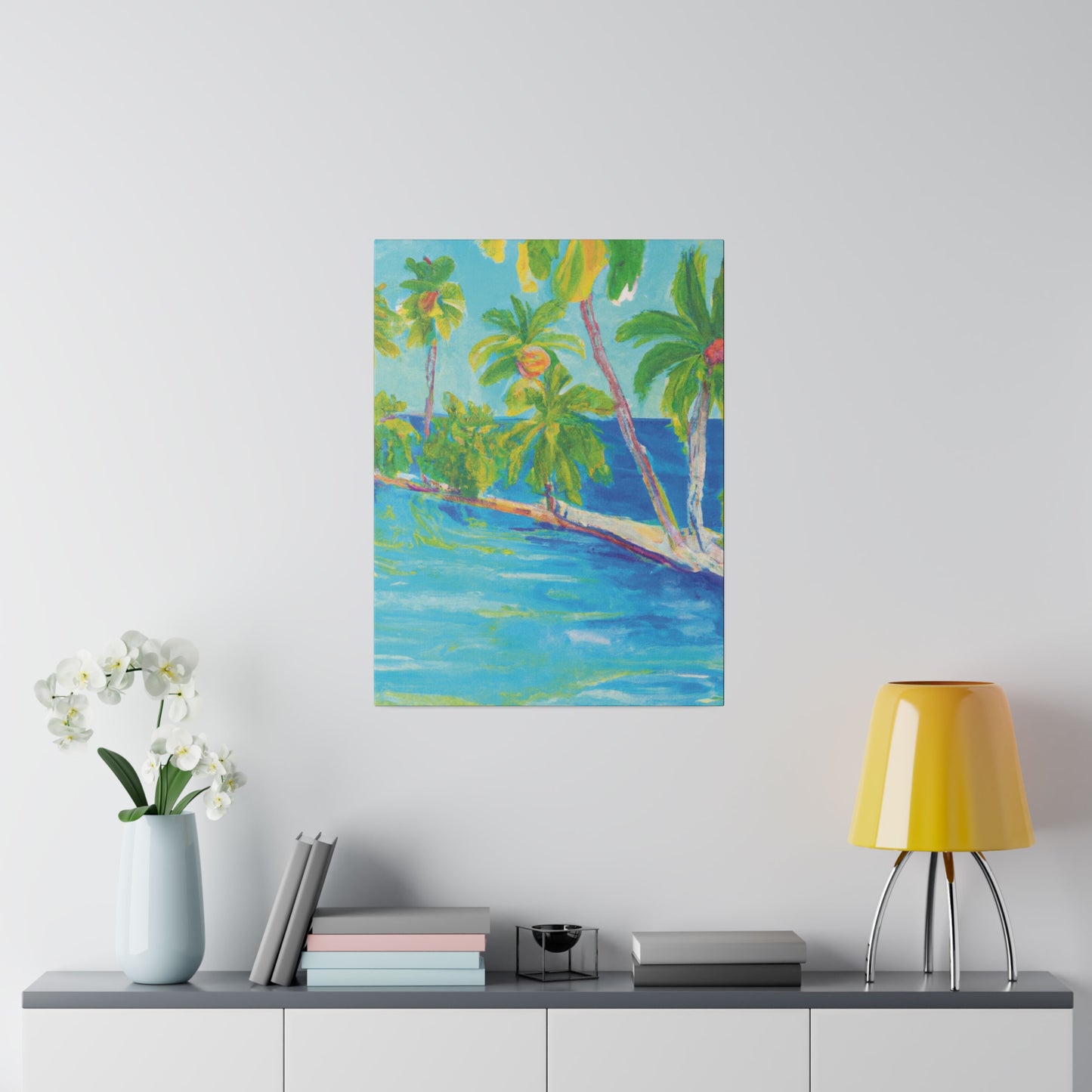 8256Q - Bahamas Ocean Painting Print | Bahamas | Ocean | Beach | Poster | Home Decor | Wall Art | Canvas