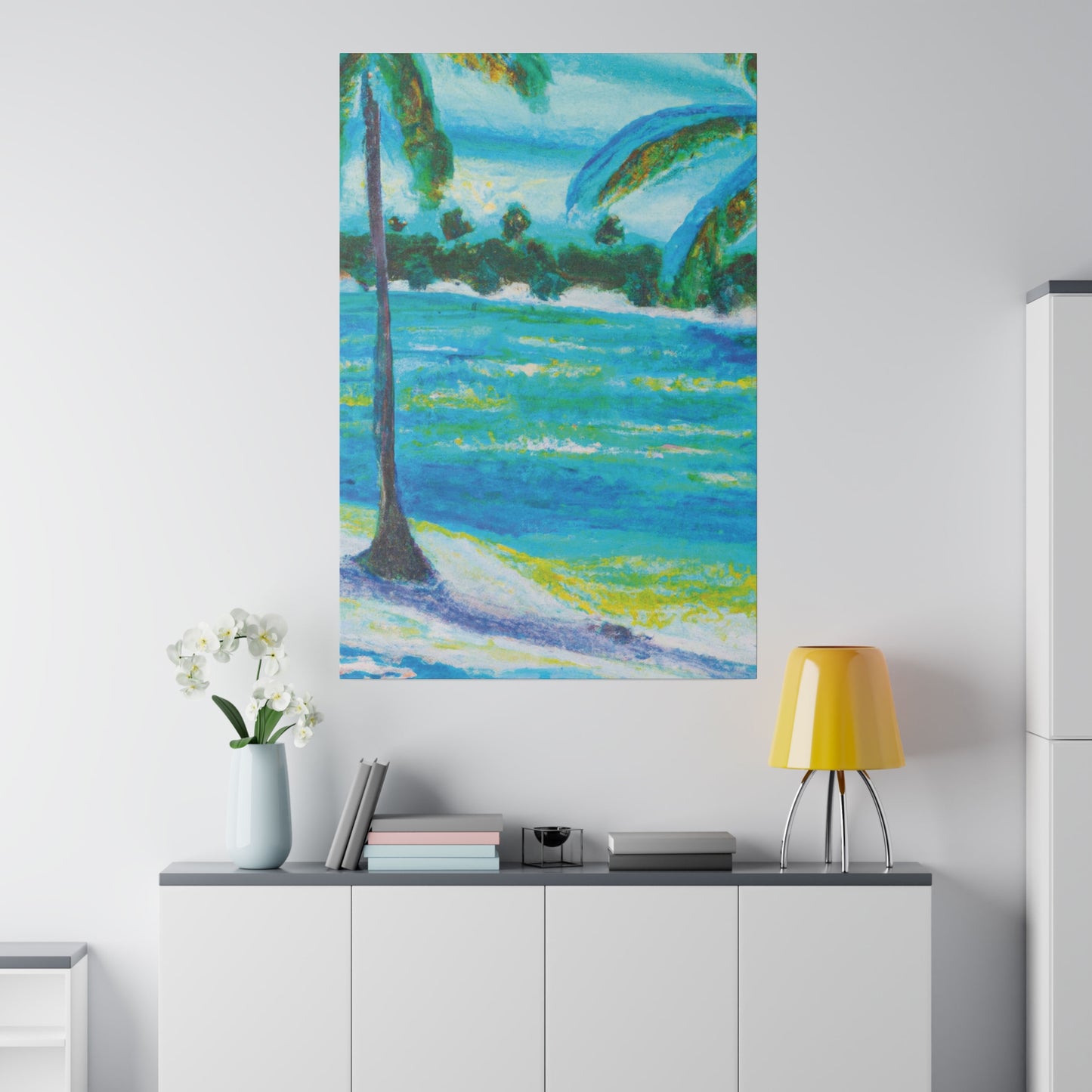 5874R - Bahamas Ocean Painting Print | Bahamas | Ocean | Beach | Poster | Home Decor | Wall Art | Canvas