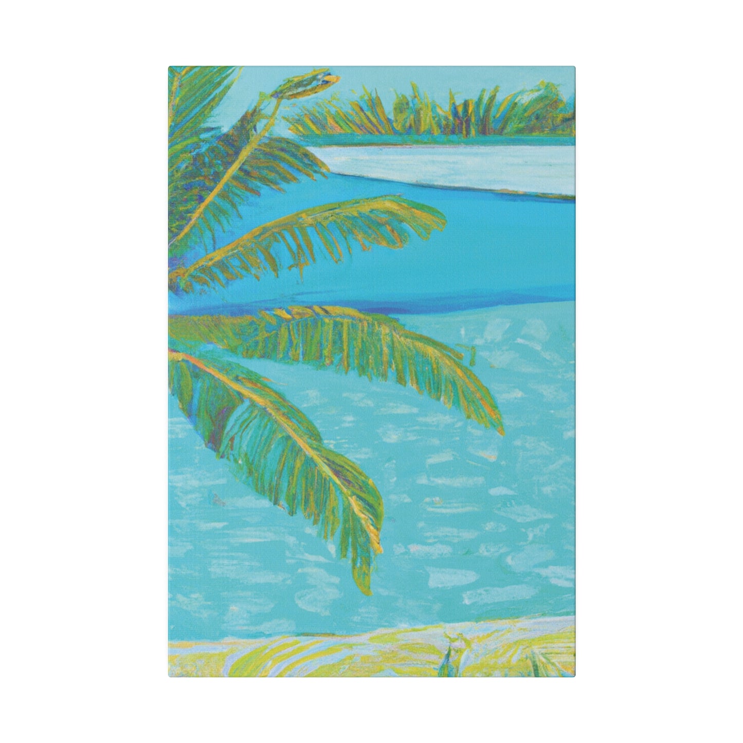 6398H - Bahamas Ocean Painting Print | Bahamas | Ocean | Beach | Poster | Home Decor | Wall Art | Canvas