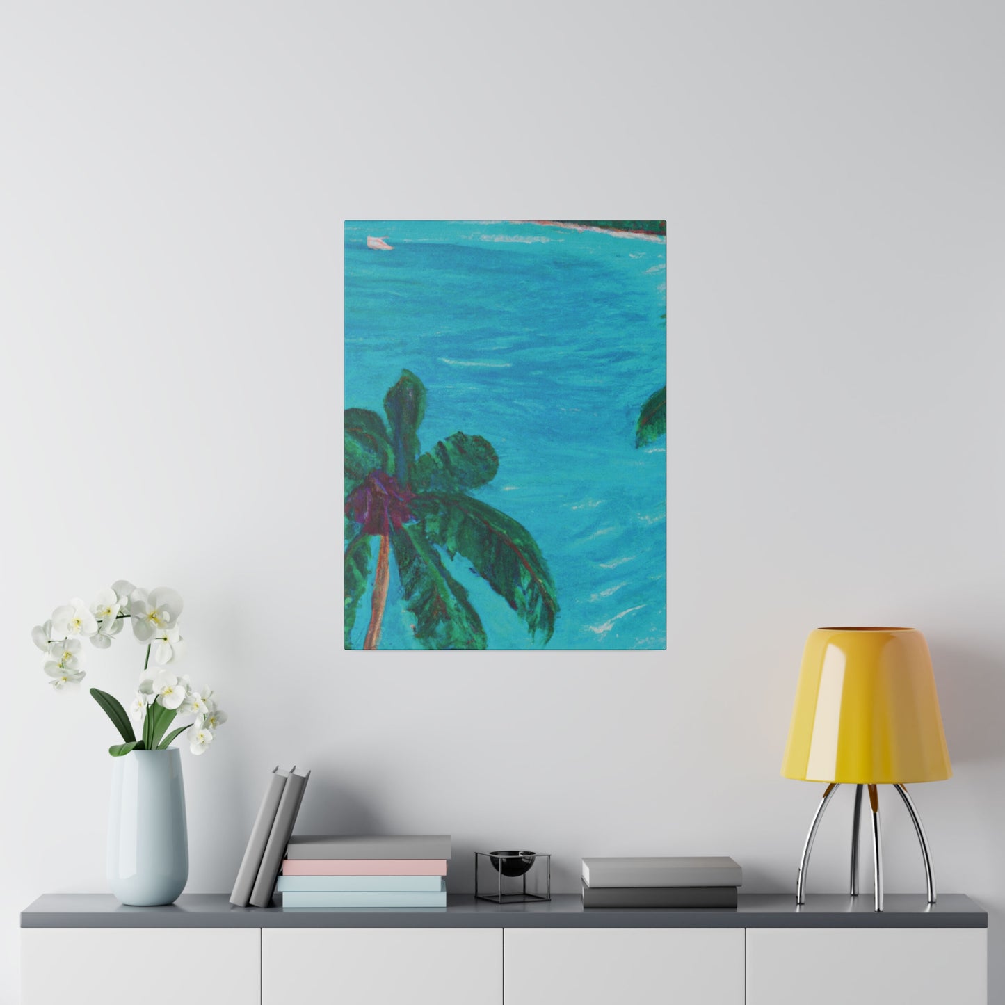 8319W - Bahamas Ocean Painting Print | Bahamas | Ocean | Beach | Poster | Home Decor | Wall Art | Canvas