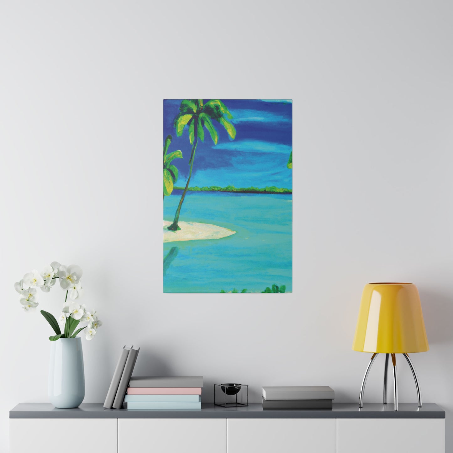 7352P - Bahamas Ocean Painting Print | Bahamas | Ocean | Beach | Poster | Home Decor | Wall Art | Canvas