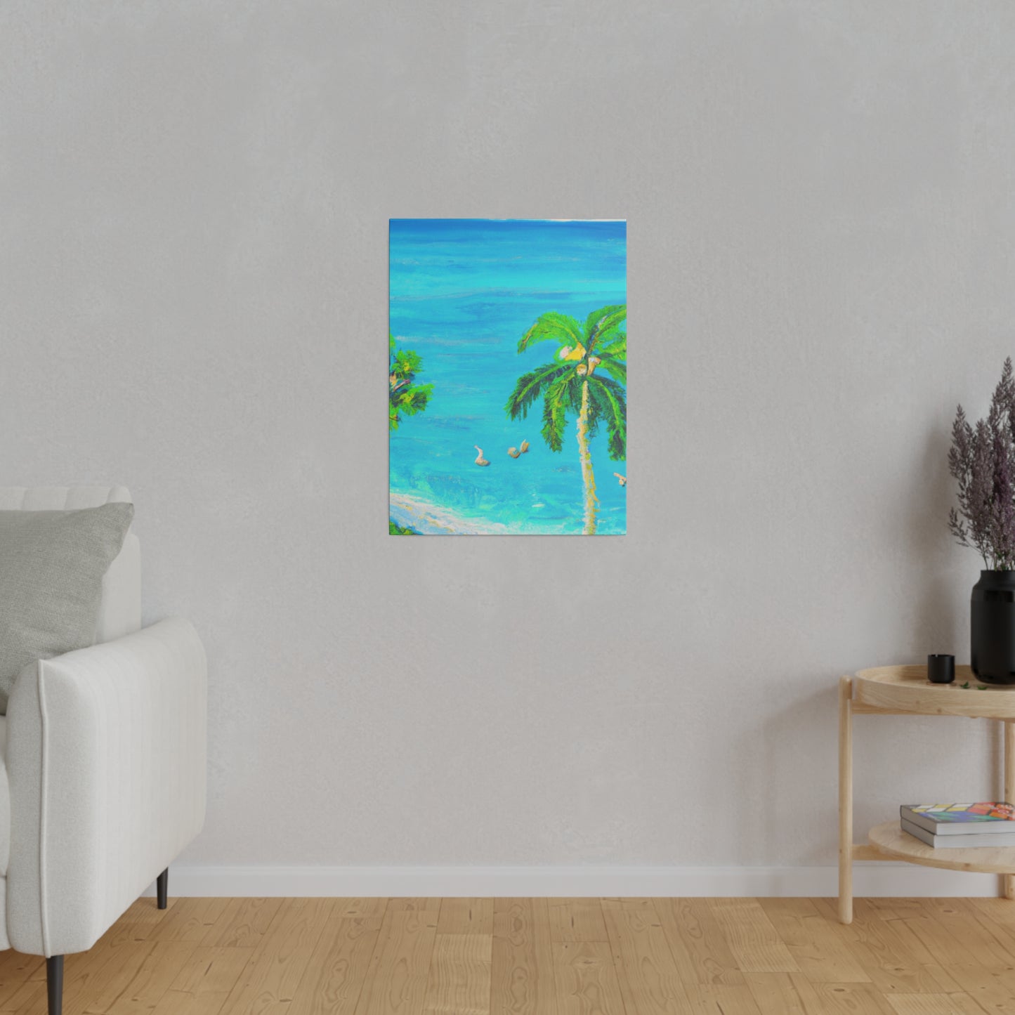 3749J - Bahamas Ocean Painting Print | Bahamas | Ocean | Beach | Poster | Home Decor | Wall Art | Canvas