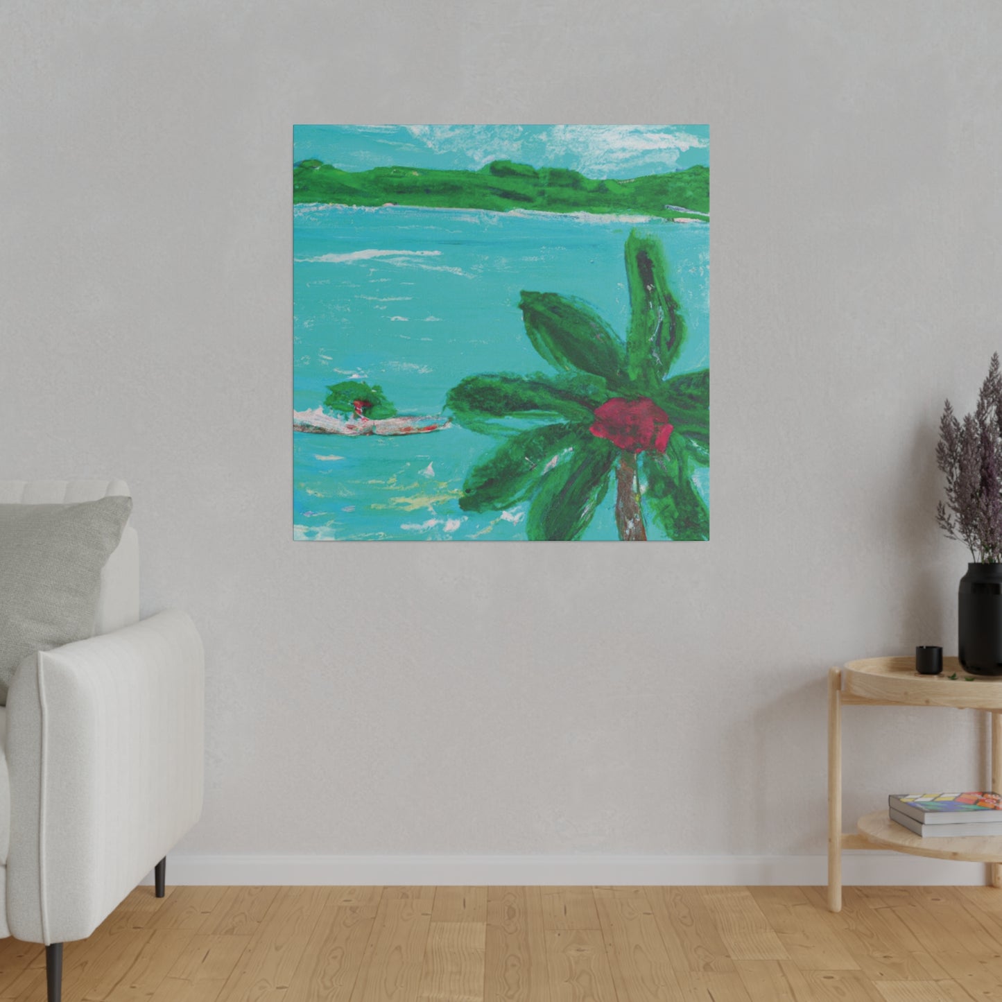 5627Q - Bahamas Ocean Painting Print | Bahamas | Ocean | Beach | Poster | Home Decor | Wall Art | Canvas