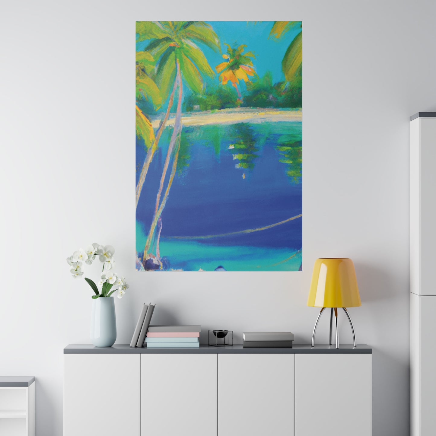 6837T - Bahamas Ocean Painting Print | Bahamas | Ocean | Beach | Poster | Home Decor | Wall Art | Canvas