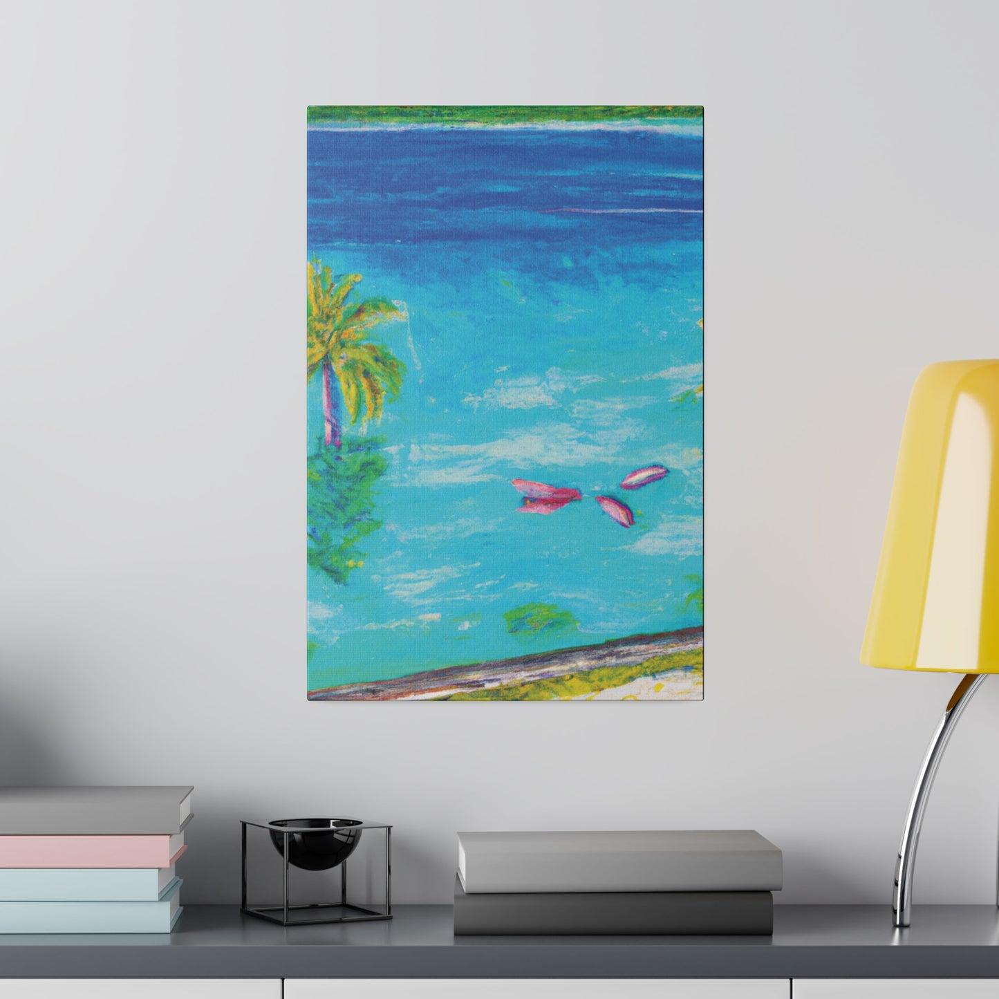 9387Q - Bahamas Ocean Painting Print | Bahamas | Ocean | Beach | Poster | Home Decor | Wall Art | Canvas