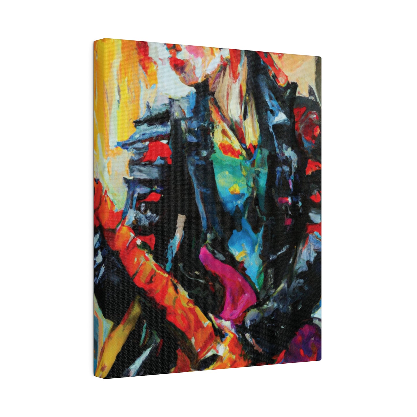 8596X - Rockstar Oil Painting Style Print | Poster | Home Decor | Wall Art | Music Art | Canvas