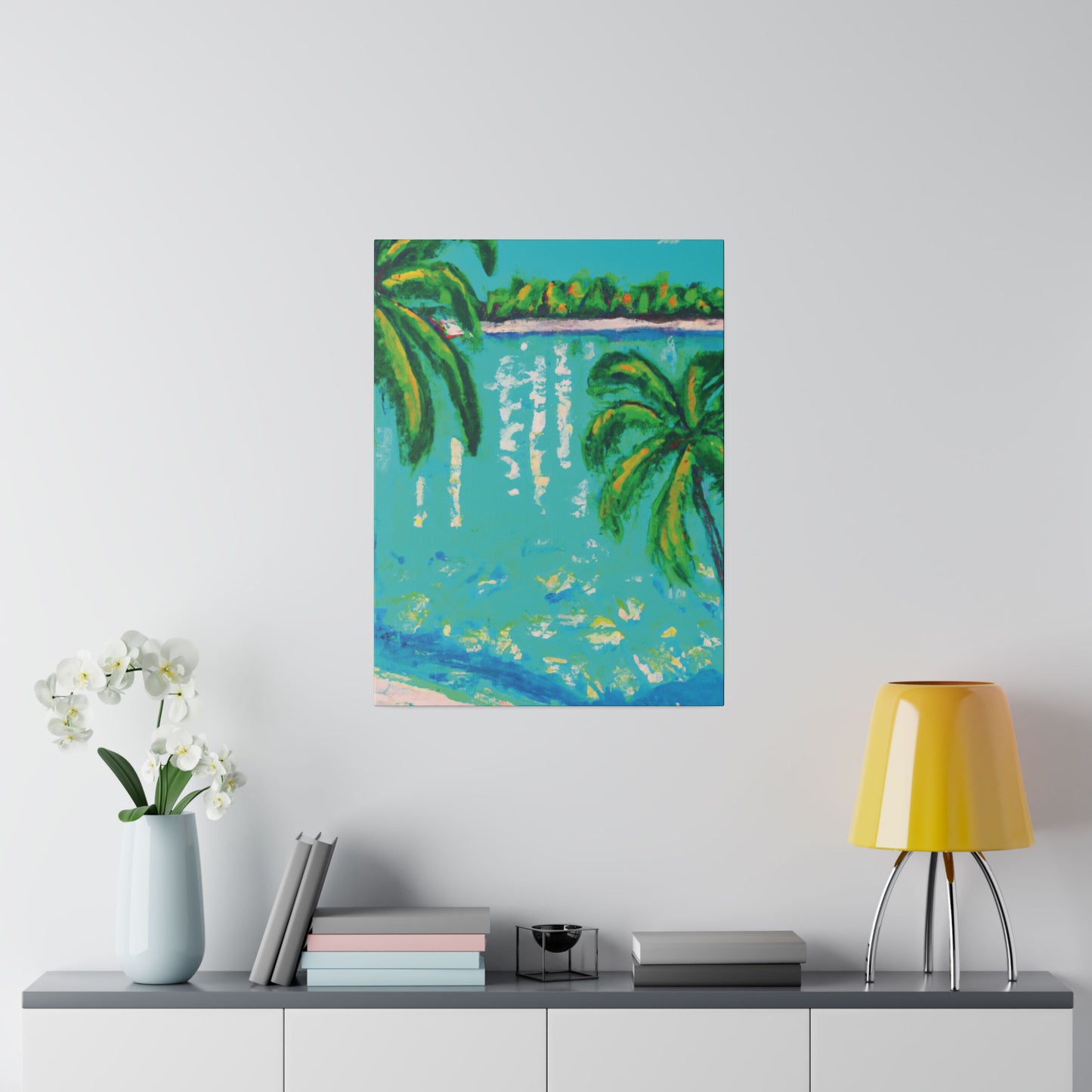 6412Q - Bahamas Ocean Painting Print | Bahamas | Ocean | Beach | Poster | Home Decor | Wall Art | Canvas