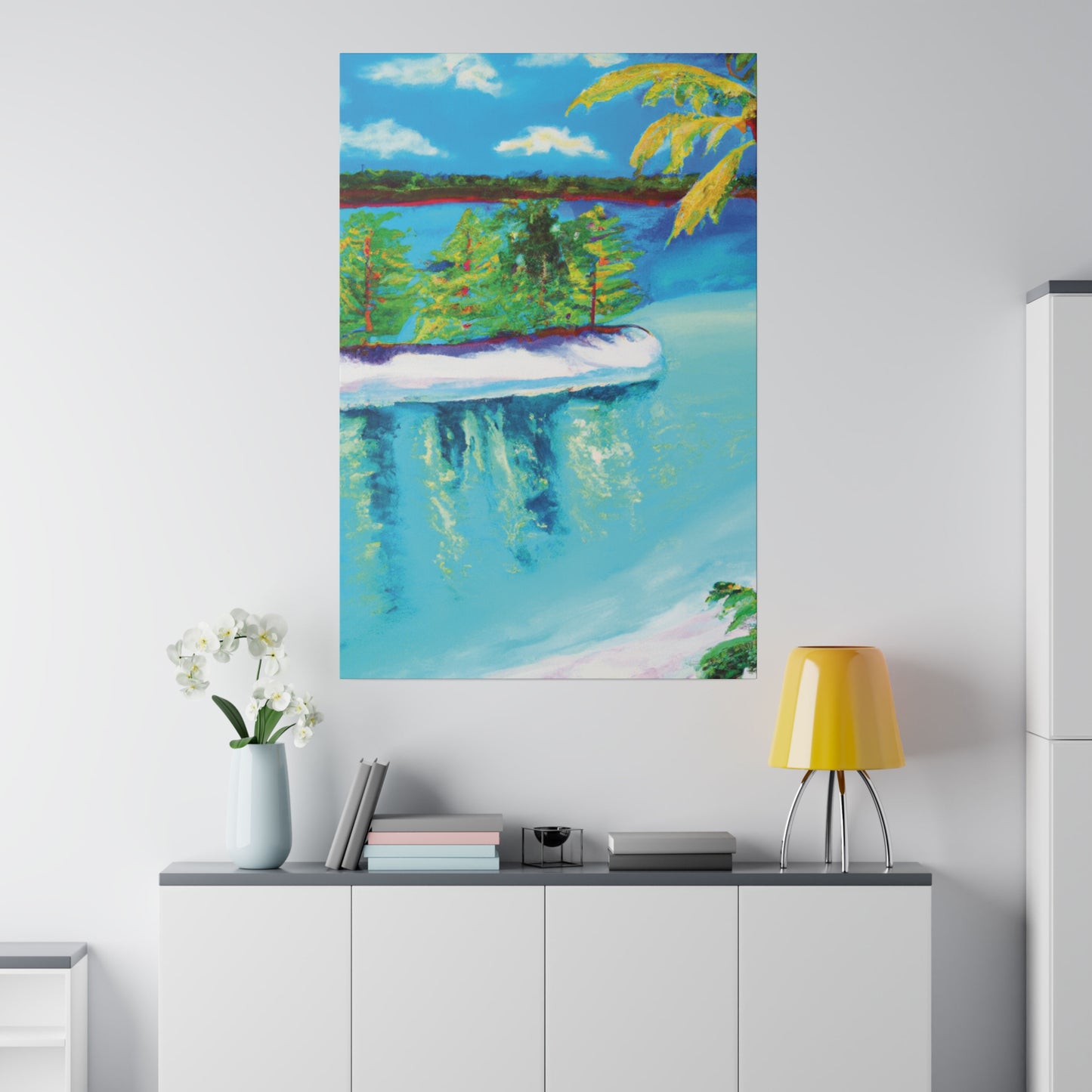 7186C - Bahamas Ocean Painting Print | Bahamas | Ocean | Beach | Poster | Home Decor | Wall Art | Canvas