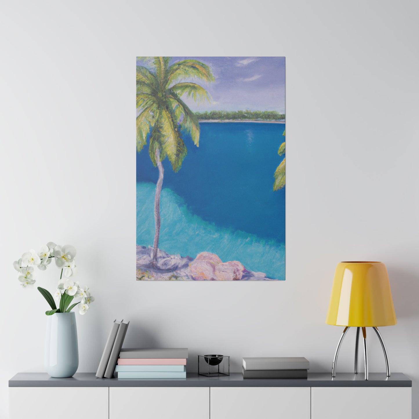 8739X - Bahamas Ocean Painting Print | Bahamas | Ocean | Beach | Poster | Home Decor | Wall Art | Canvas