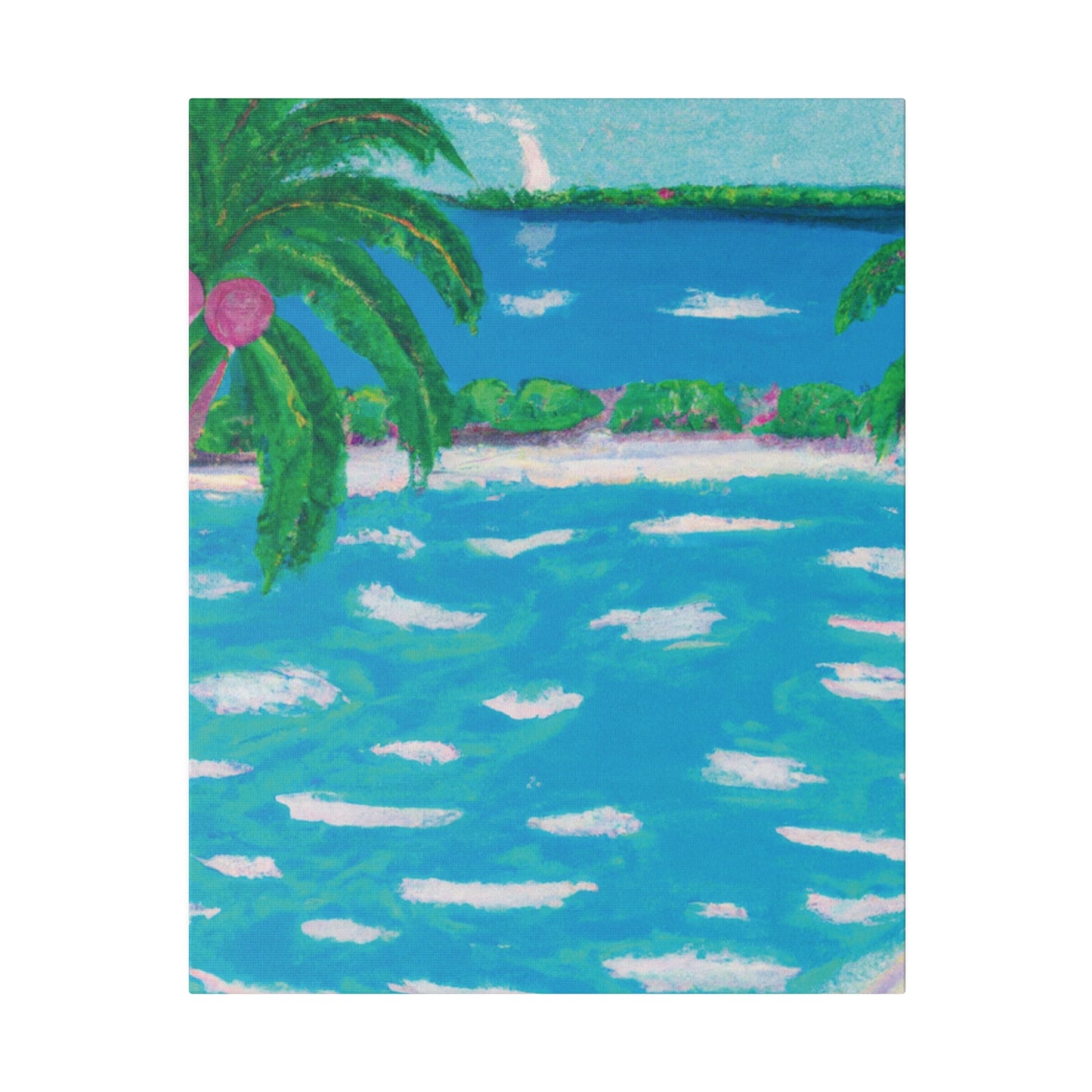 7341Z - Bahamas Ocean Painting Print | Bahamas | Ocean | Beach | Poster | Home Decor | Wall Art | Canvas