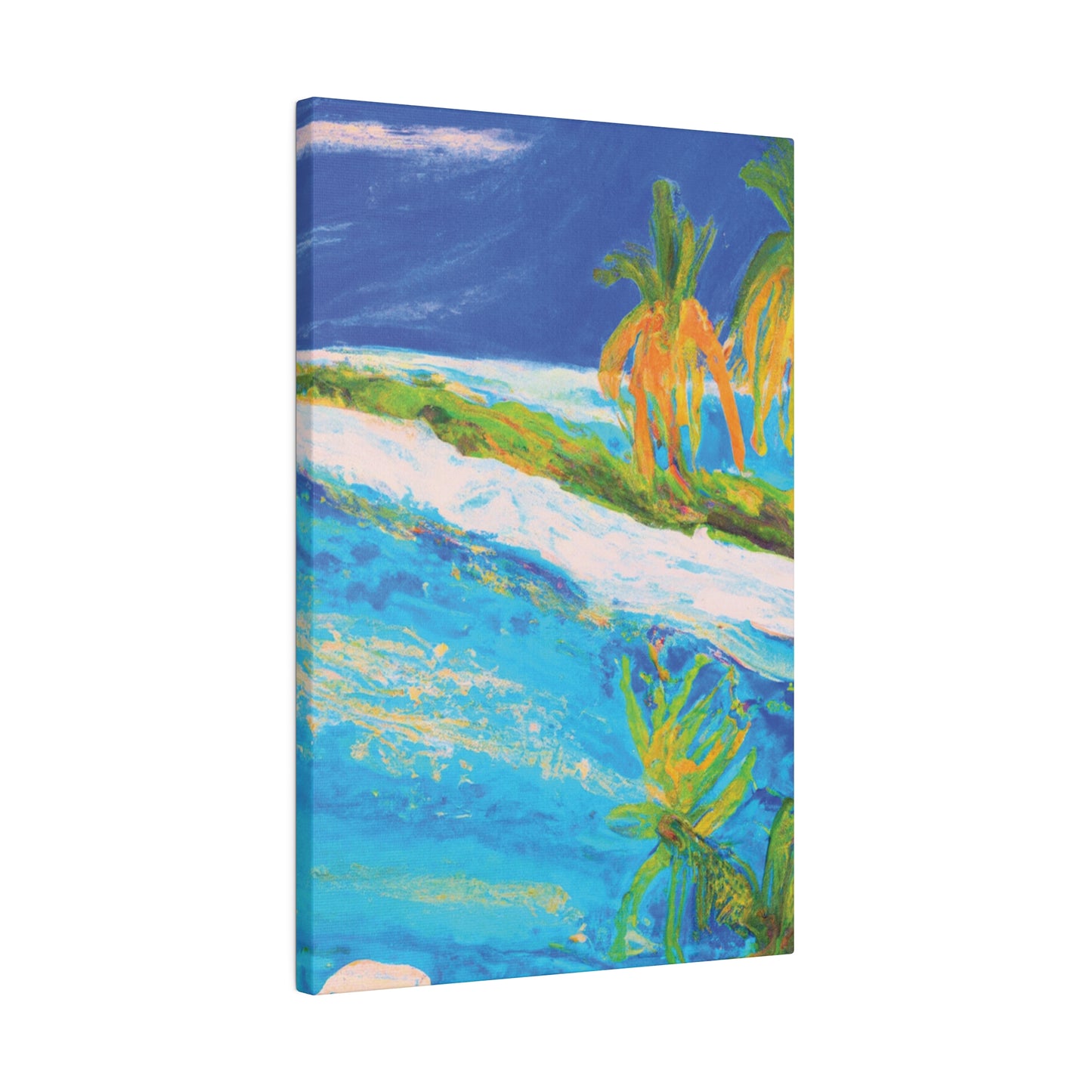 7697G - Bahamas Ocean Painting Print | Bahamas | Ocean | Beach | Poster | Home Decor | Wall Art | Canvas