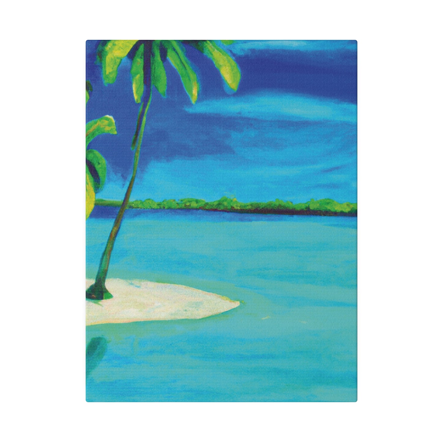 7352P - Bahamas Ocean Painting Print | Bahamas | Ocean | Beach | Poster | Home Decor | Wall Art | Canvas