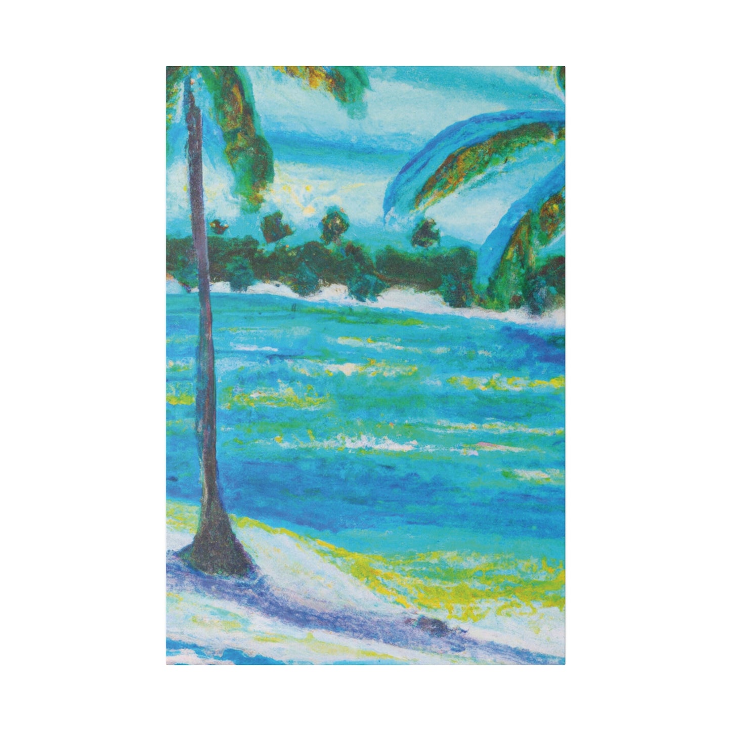 5874R - Bahamas Ocean Painting Print | Bahamas | Ocean | Beach | Poster | Home Decor | Wall Art | Canvas