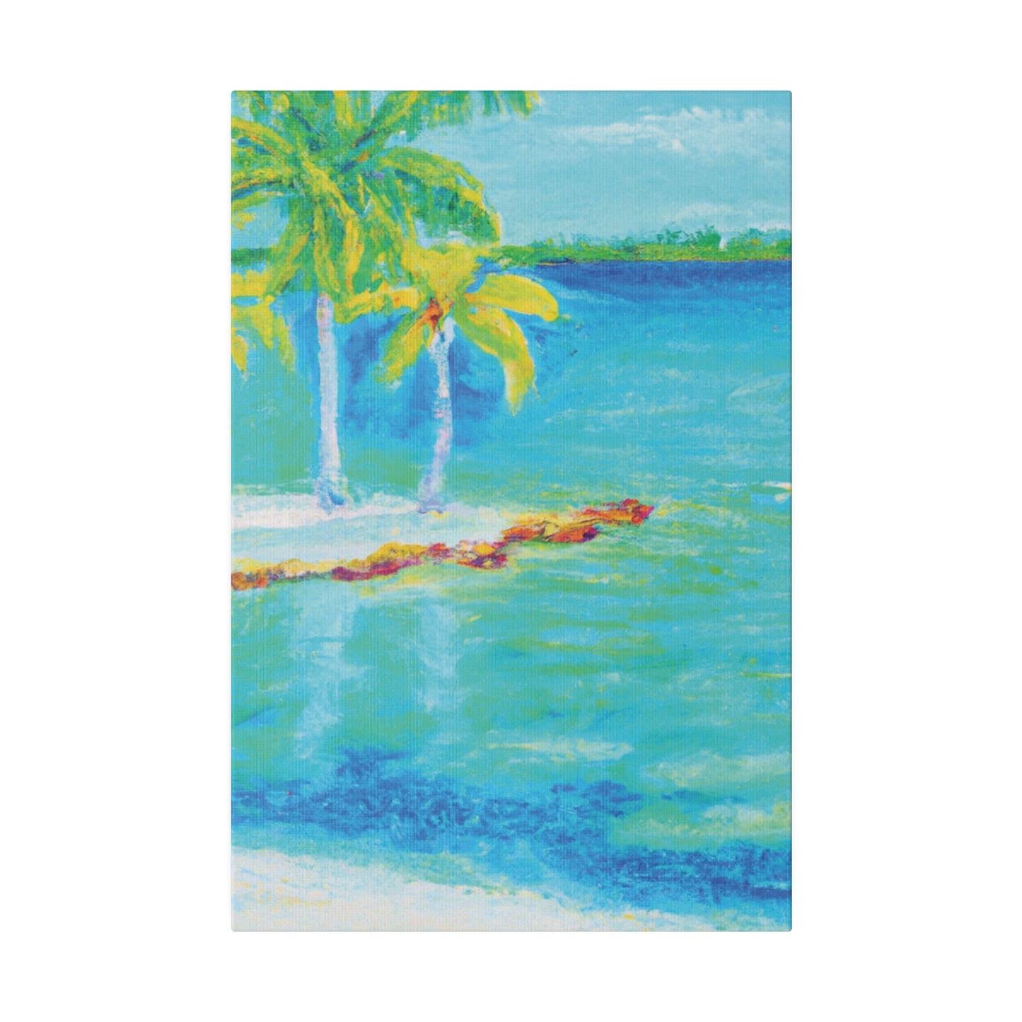 4444R - Bahamas Ocean Painting Print | Bahamas | Ocean | Beach | Poster | Home Decor | Wall Art | Canvas