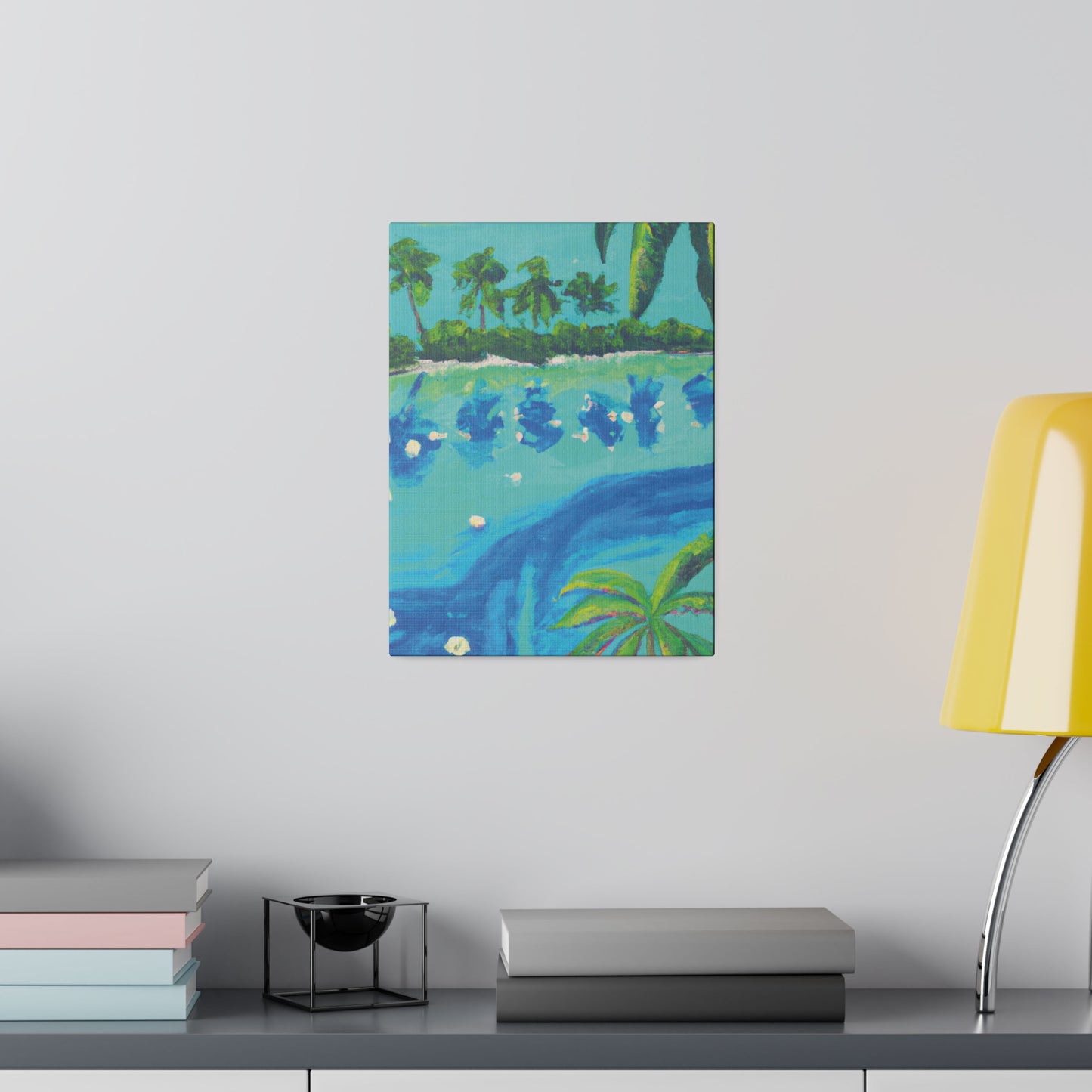 7772T - Bahamas Ocean Painting Print | Bahamas | Ocean | Beach | Poster | Home Decor | Wall Art | Canvas