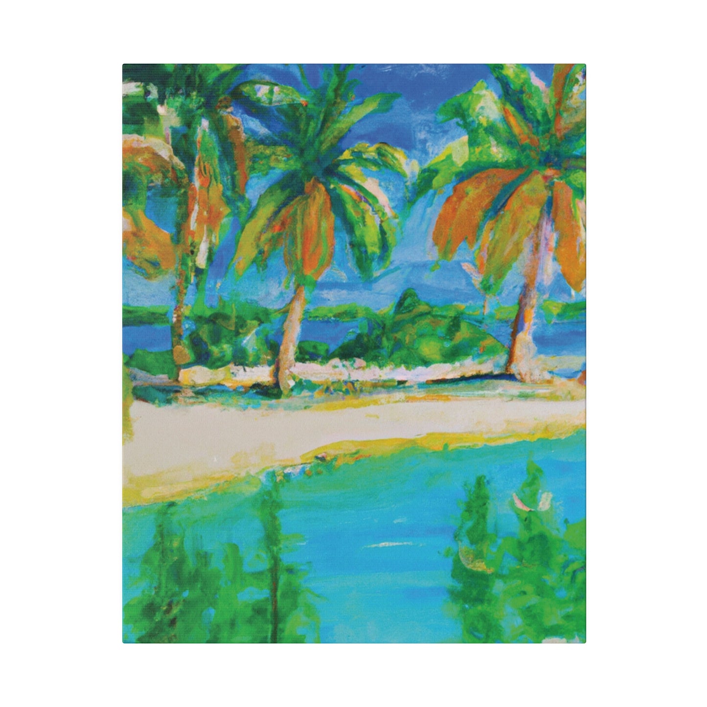 8576A - Bahamas Ocean Painting Print | Bahamas | Ocean | Beach | Poster | Home Decor | Wall Art | Canvas