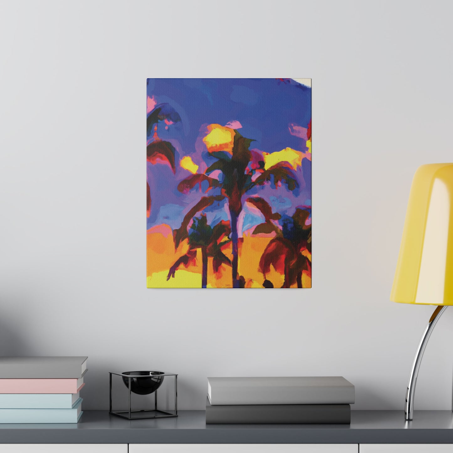 3162U - Miami Beach Sunset Painting Print | Miami | Beach | Sunset | Poster | Home Decor | Wall Art | Canvas