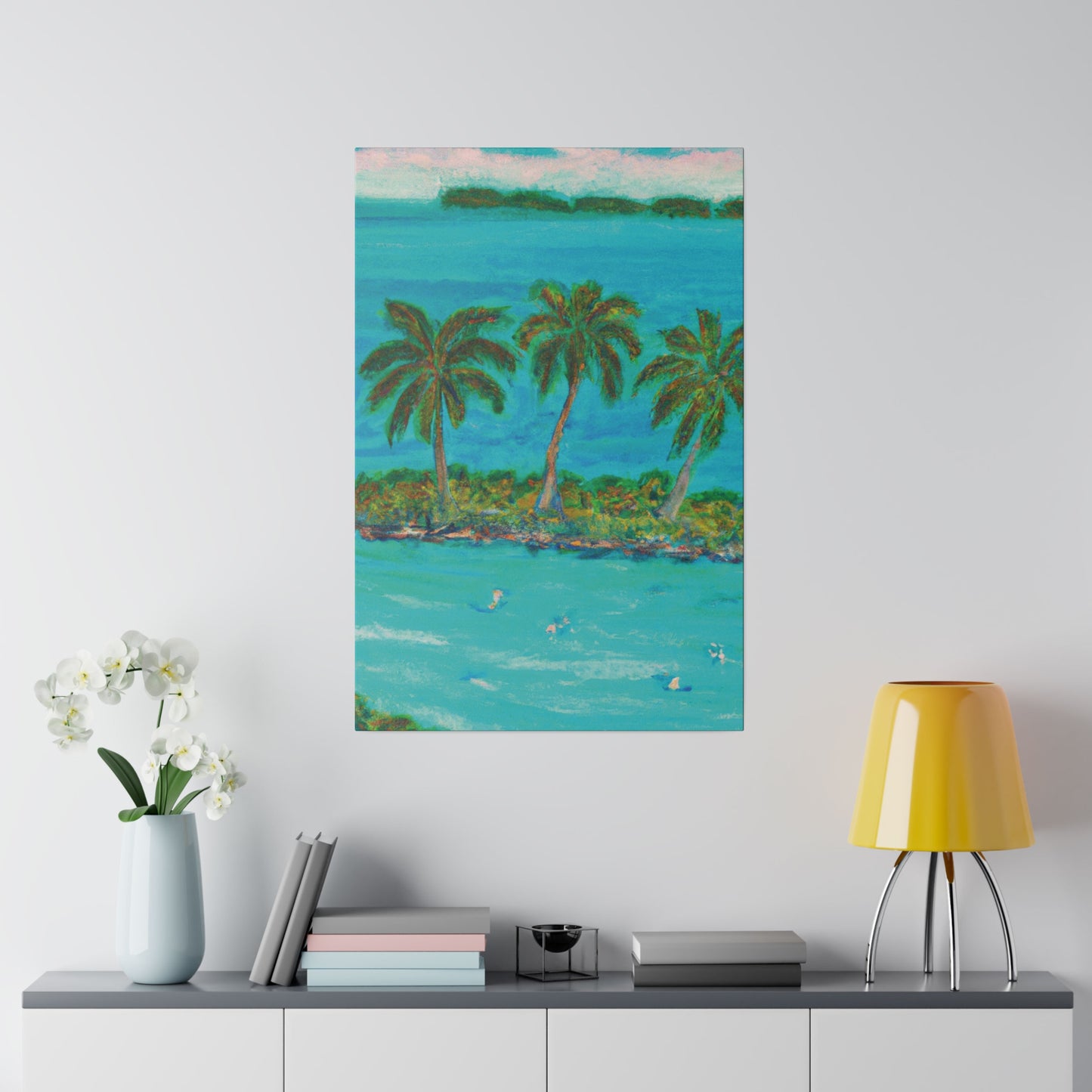 4205N - Bahamas Ocean Painting Print | Bahamas | Ocean | Beach | Poster | Home Decor | Wall Art | Canvas