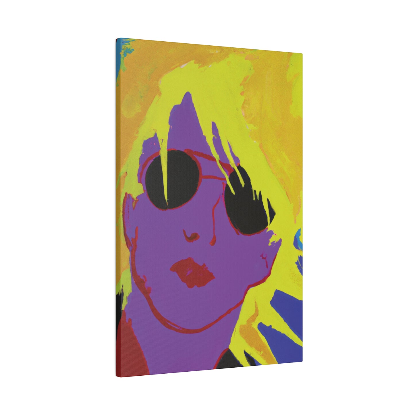 3022A - Rockstar Painting Print | Face | Abstract | Poster | Home Decor | Wall Art | Music Art | Canvas