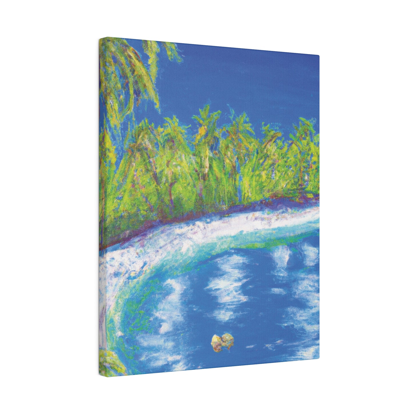 3798C - Bahamas Ocean Painting Print | Bahamas | Ocean | Beach | Poster | Home Decor | Wall Art | Canvas