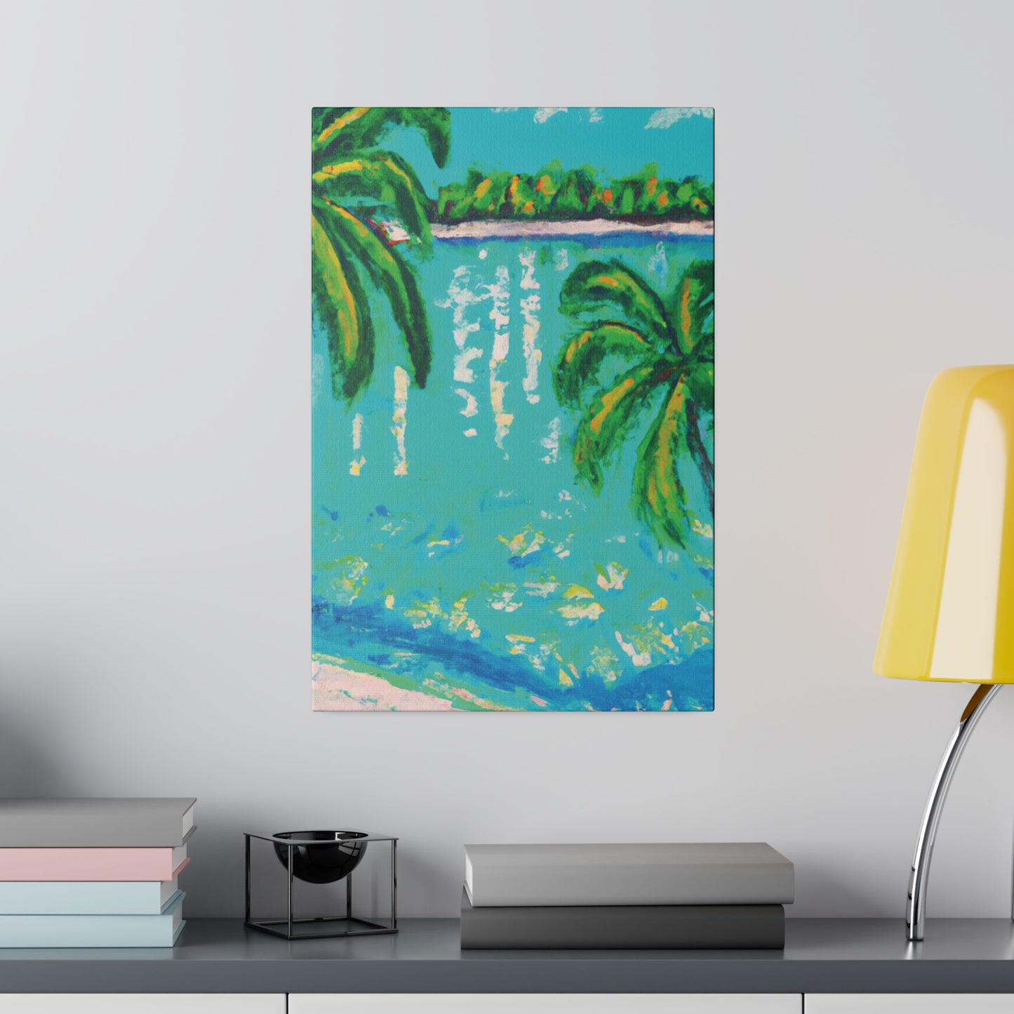 6412Q - Bahamas Ocean Painting Print | Bahamas | Ocean | Beach | Poster | Home Decor | Wall Art | Canvas