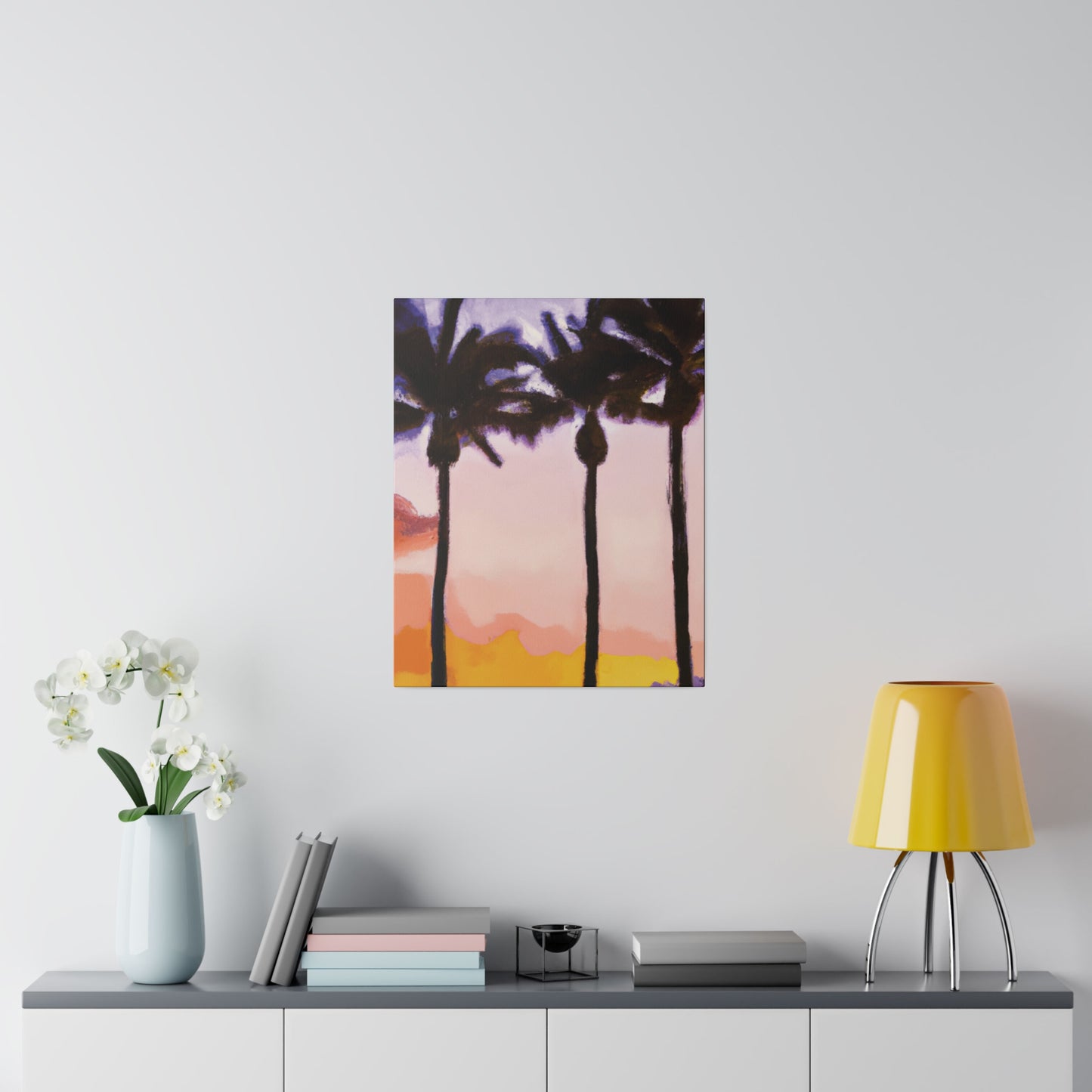 9366G - Miami Beach Sunset Painting Print | Miami | Beach | Sunset | Poster | Home Decor | Wall Art | Canvas