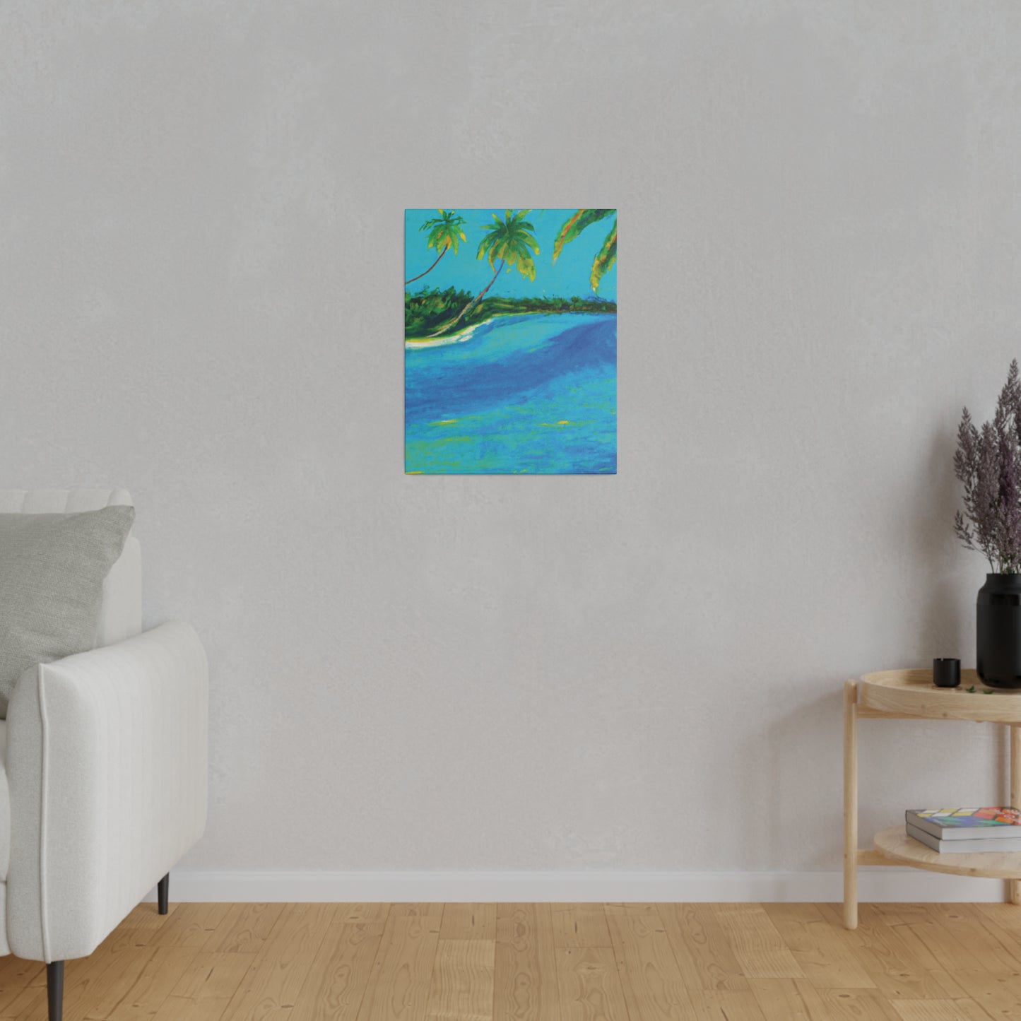 5491K - Bahamas Ocean Painting Print | Bahamas | Ocean | Beach | Poster | Home Decor | Wall Art | Canvas