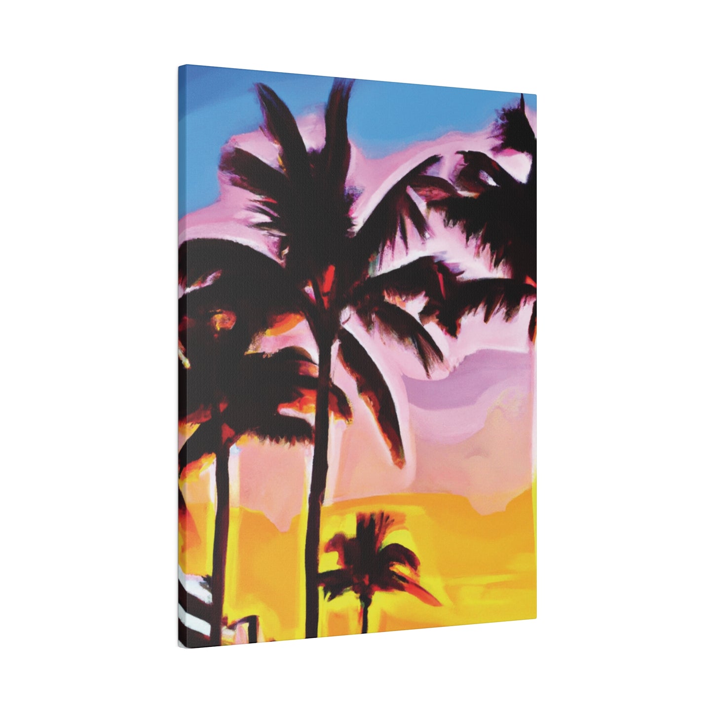 742X - Miami Beach Sunset Painting Print | Miami | Beach | Sunset | Poster | Home Decor | Wall Art | Canvas