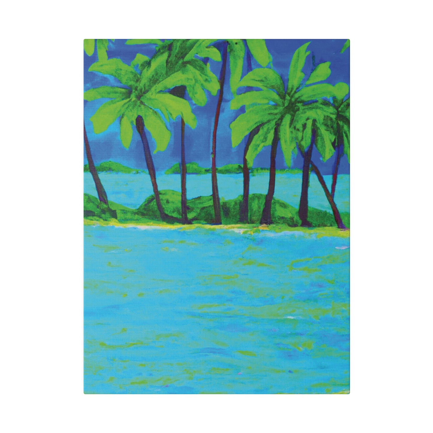 3148Z - Bahamas Ocean Painting Print | Bahamas | Ocean | Beach | Poster | Home Decor | Wall Art | Canvas