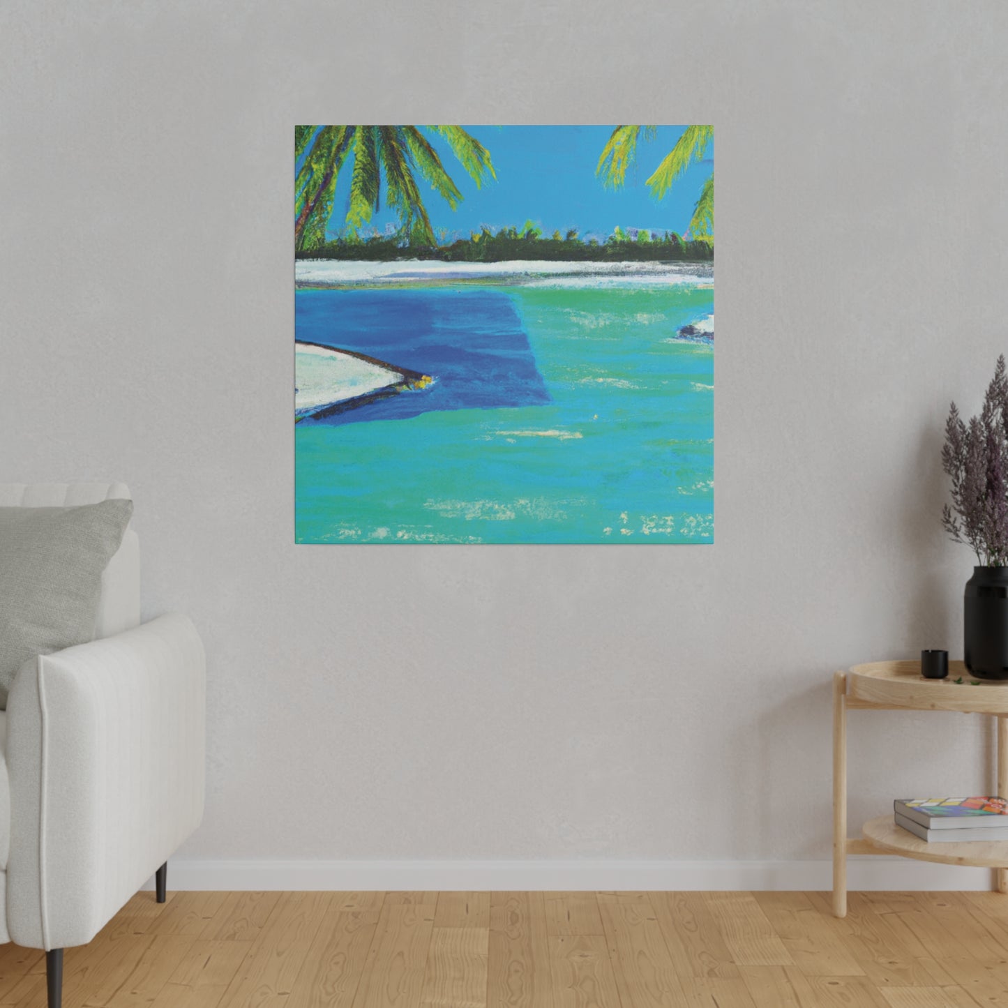 9761V - Bahamas Ocean Painting Print | Bahamas | Ocean | Beach | Poster | Home Decor | Wall Art | Canvas