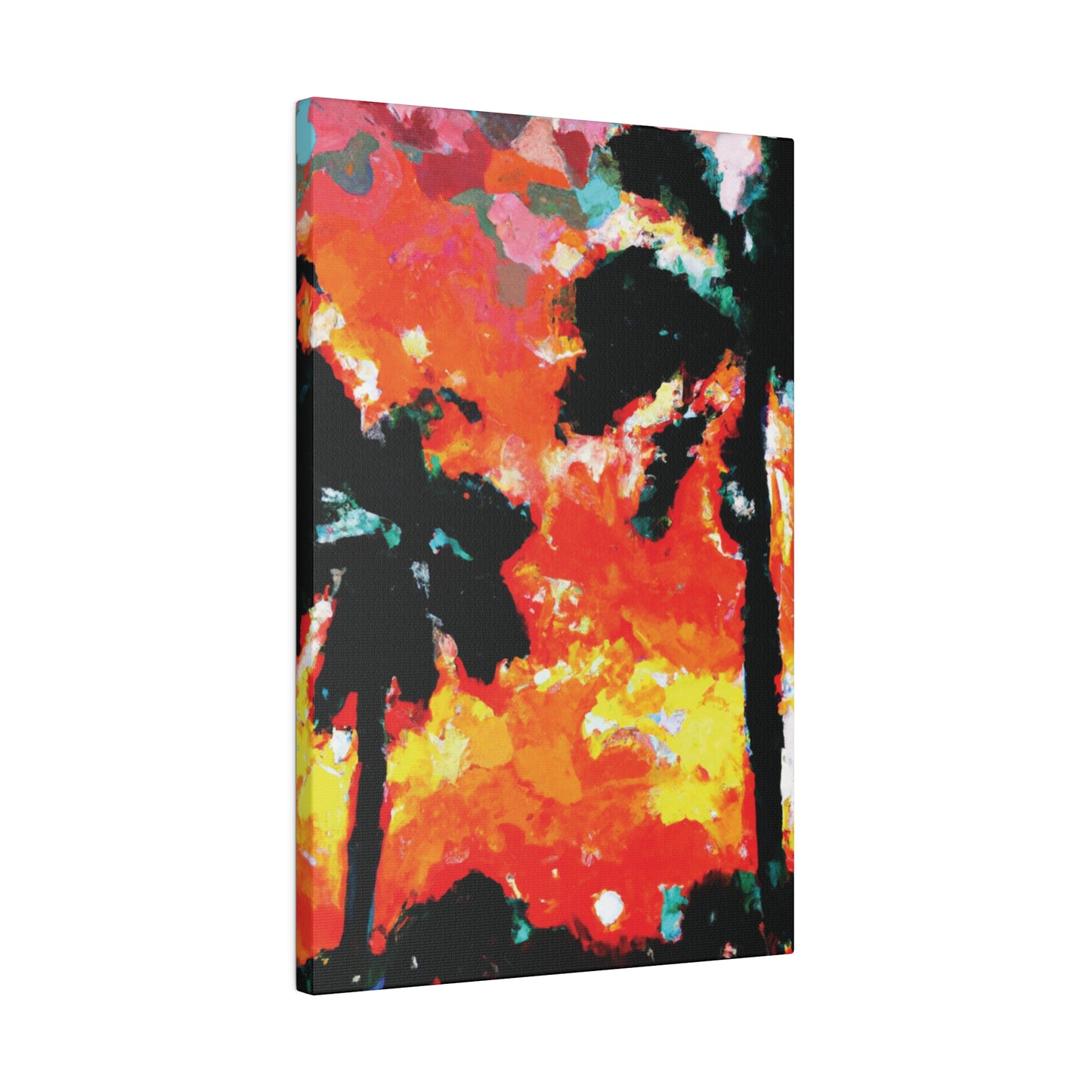 8653O - Miami Beach Sunset Painting Print | Miami | Beach | Sunset | Poster | Home Decor | Wall Art | Canvas