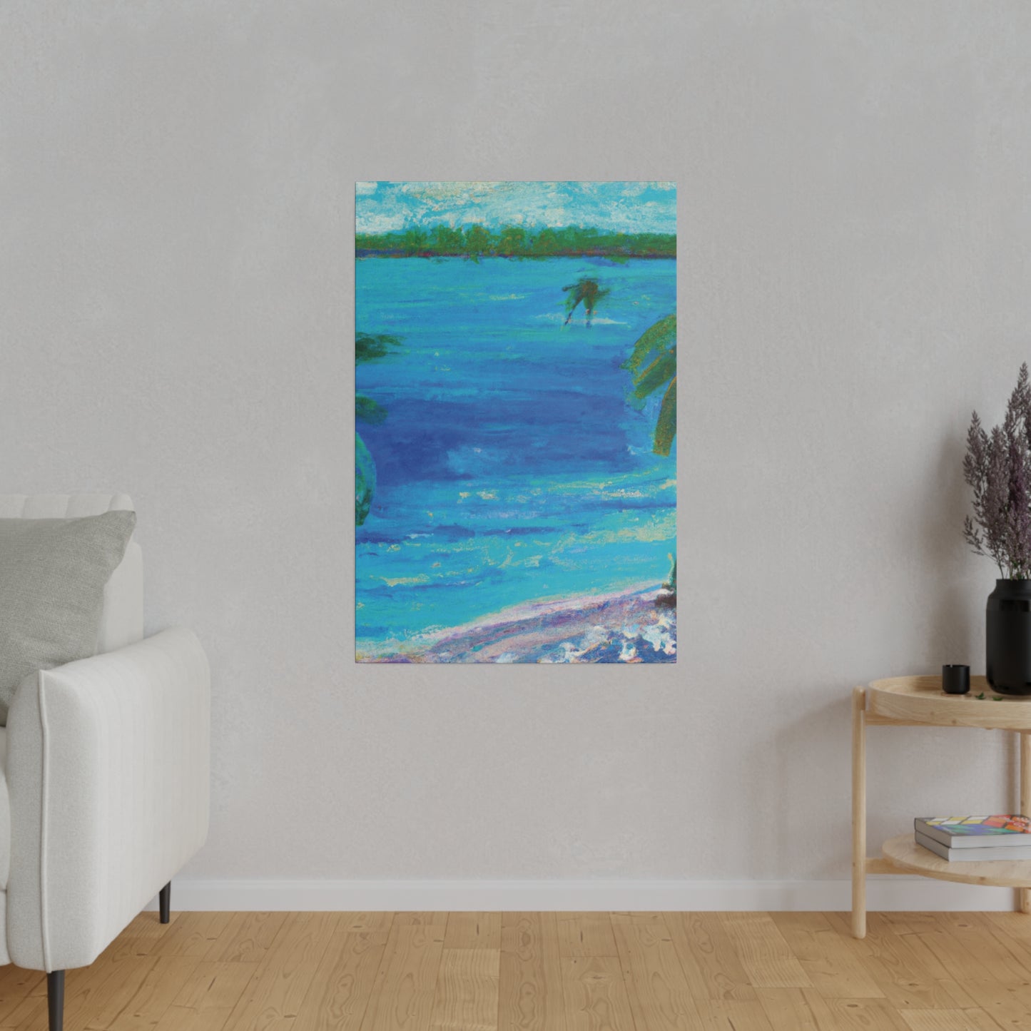 5105Q - Bahamas Ocean Painting Print | Bahamas | Ocean | Beach | Poster | Home Decor | Wall Art | Canvas