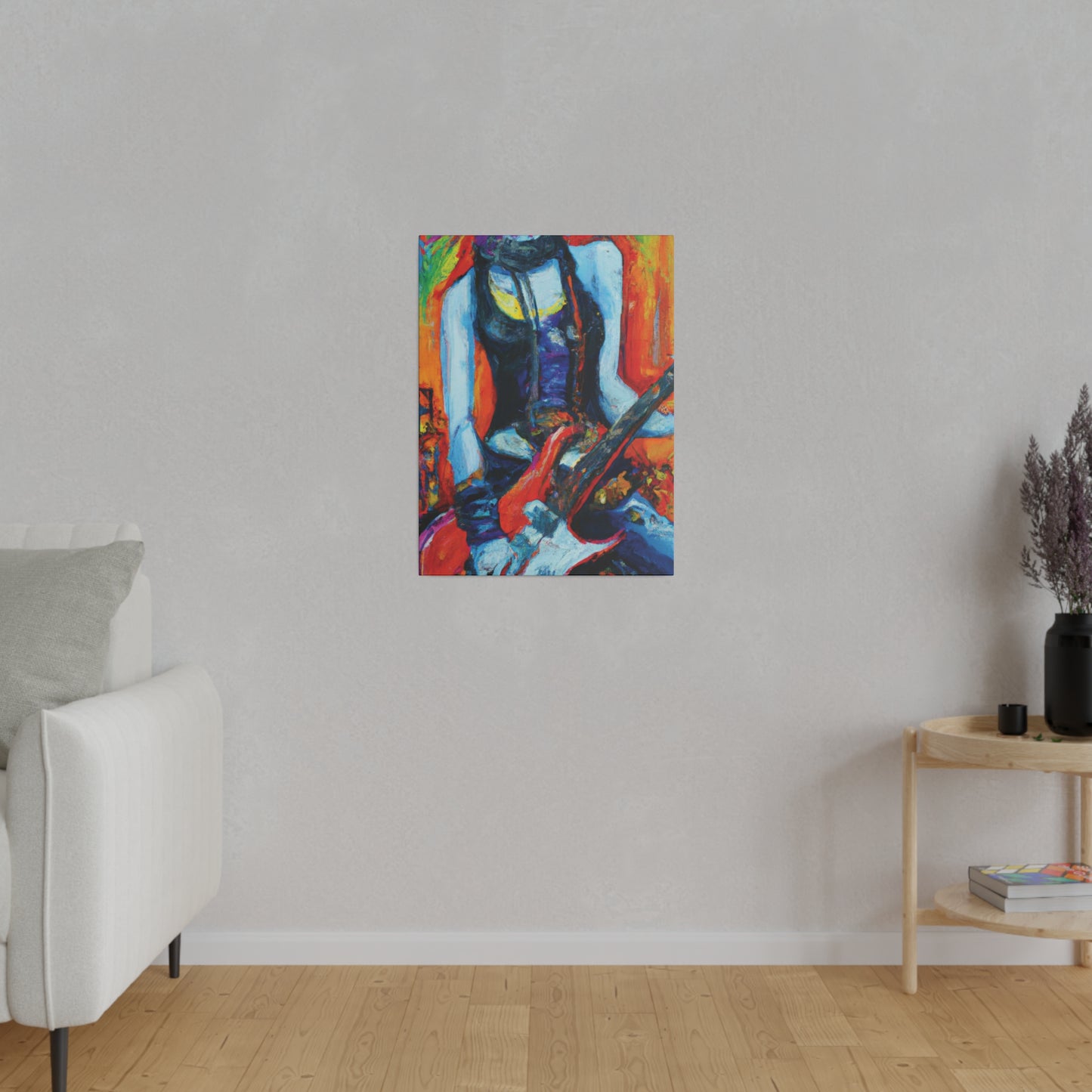 9232G - Rockstar Oil Painting Style Print | Poster | Home Decor | Wall Art | Music Art | Canvas