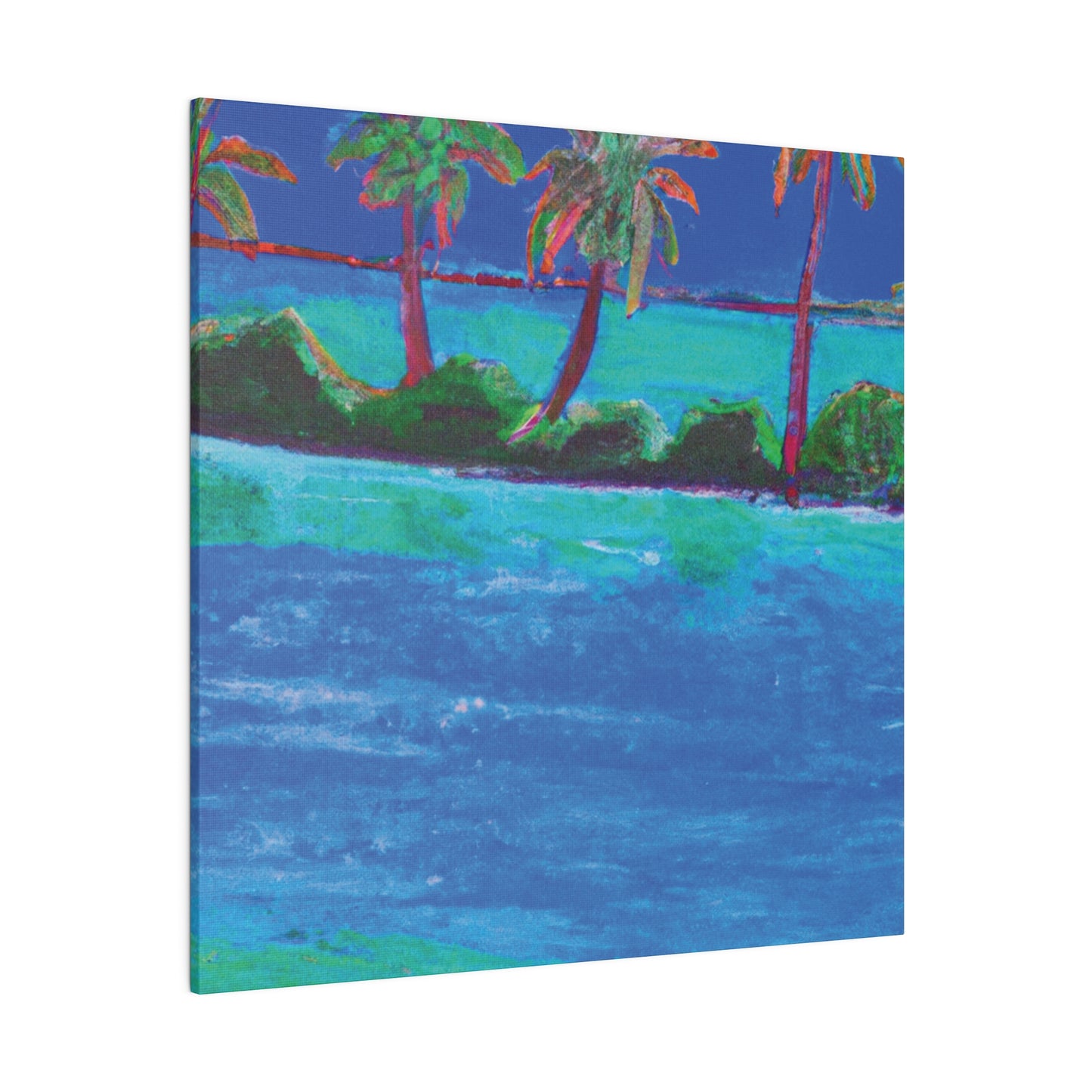 7454G - Bahamas Ocean Painting Print | Bahamas | Ocean | Beach | Poster | Home Decor | Wall Art | Canvas