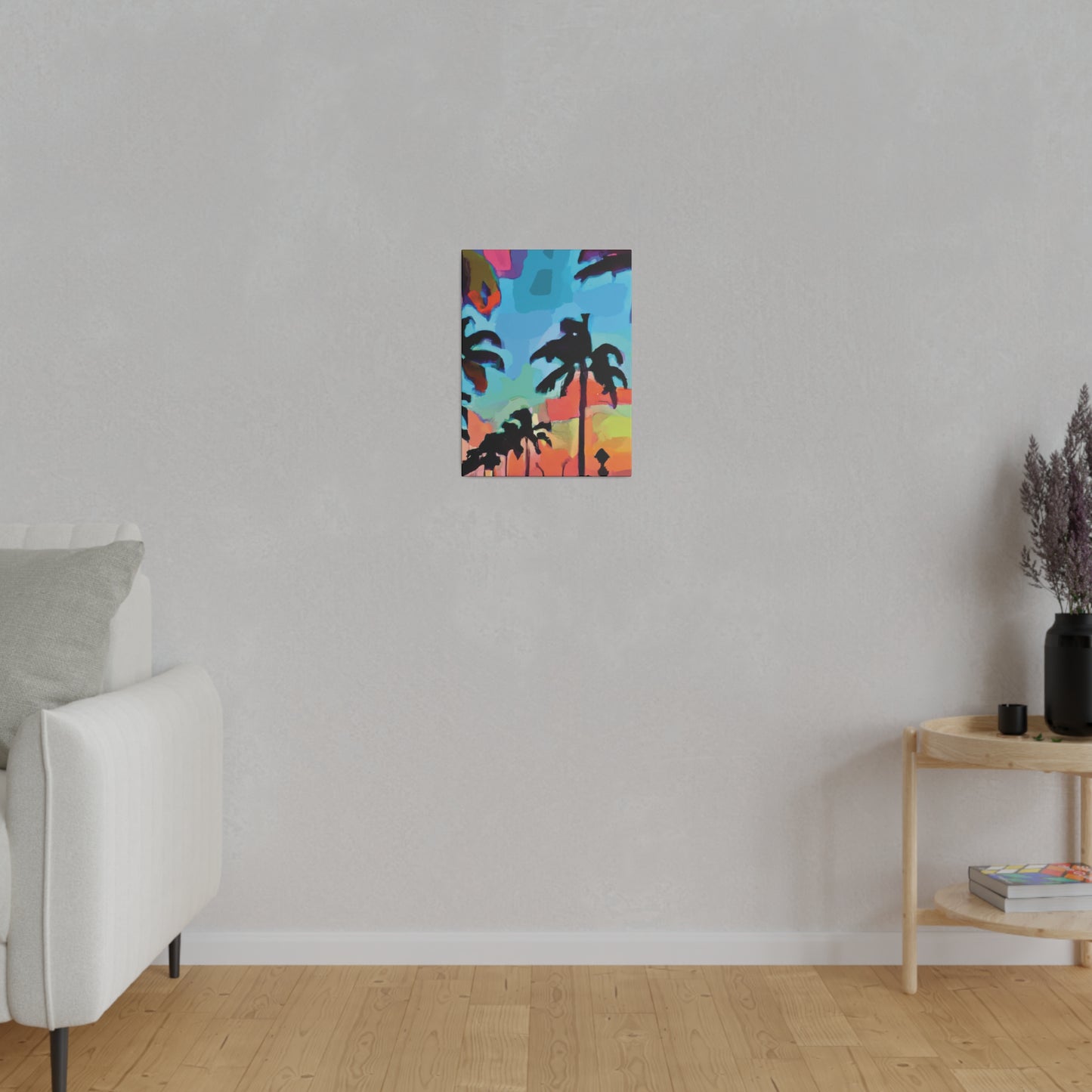 7439V - Miami Beach Sunset Painting Print | Miami | Beach | Sunset | Poster | Home Decor | Wall Art | Canvas