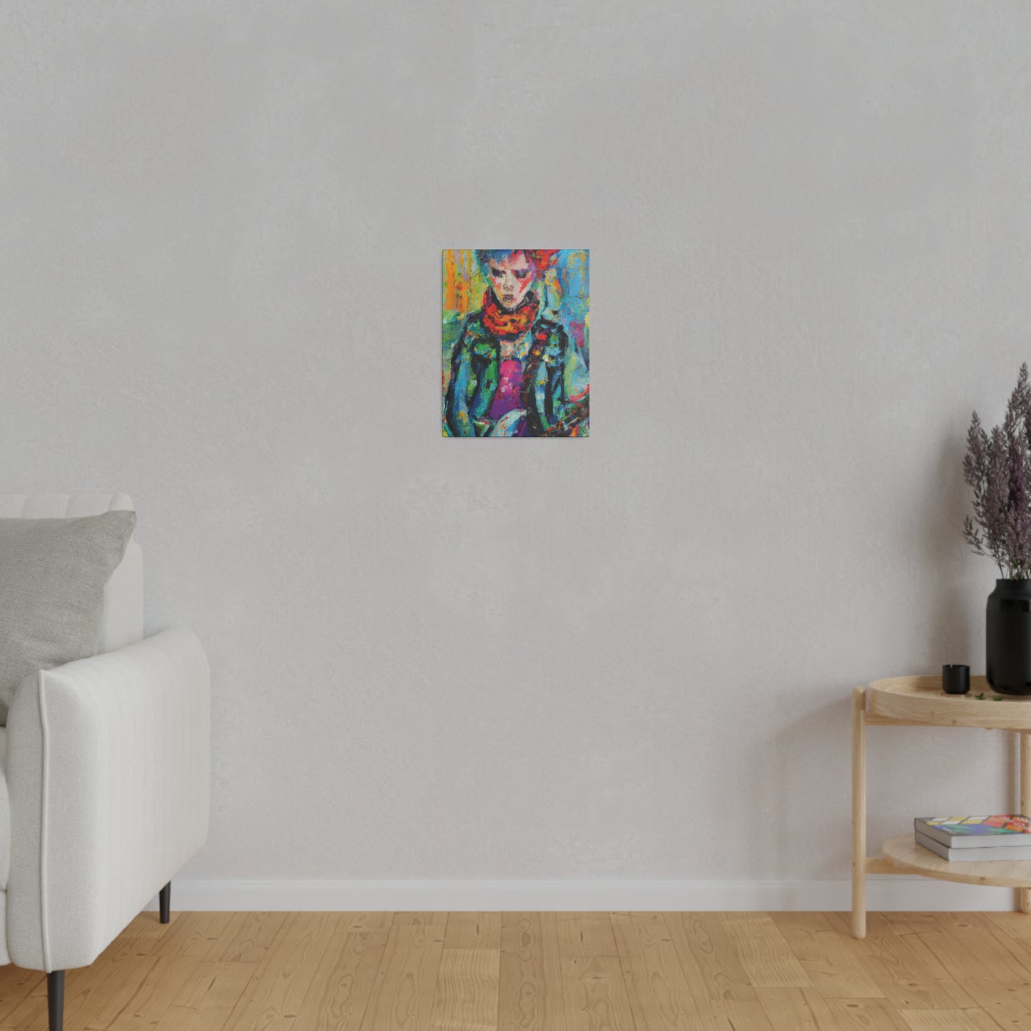 9432X - Rockstar Oil Painting Style Print | Poster | Home Decor | Wall Art | Music Art | Canvas