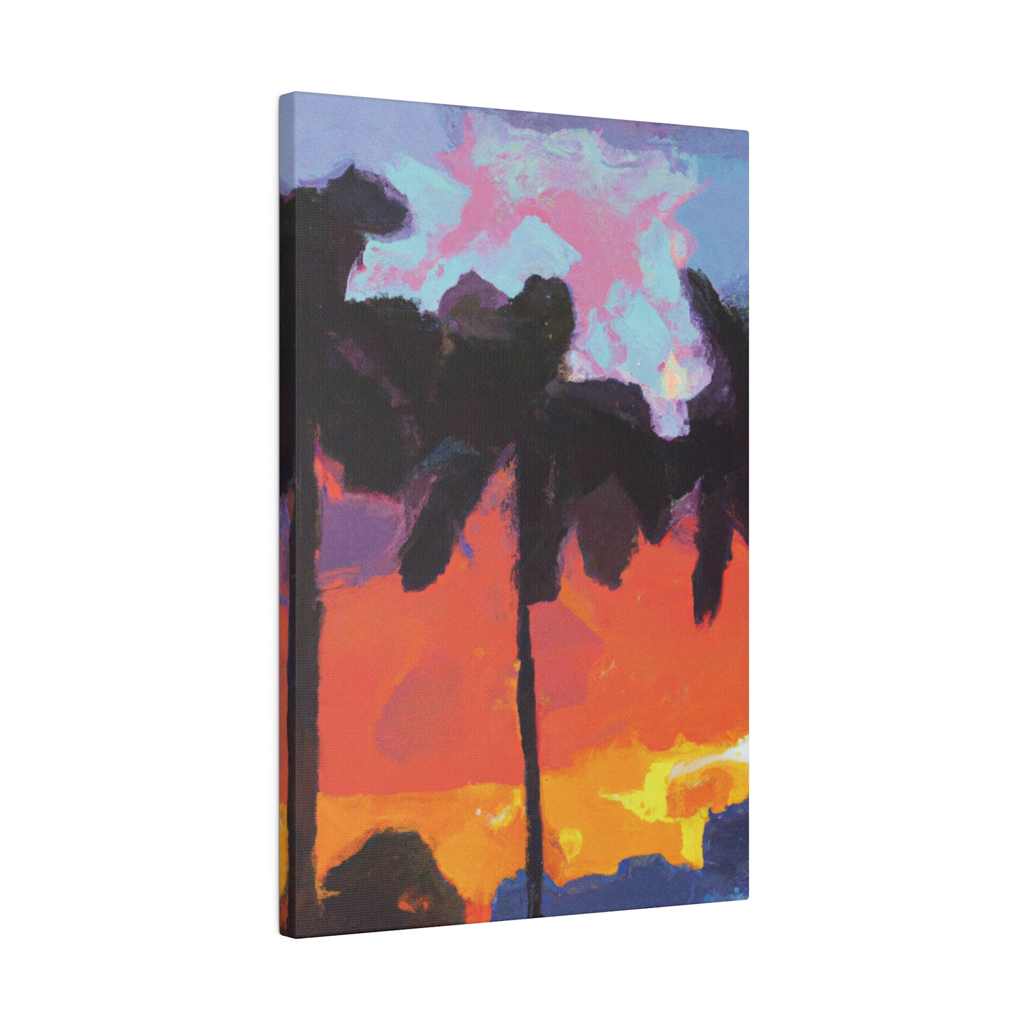 9276D - Miami Beach Sunset Painting Print | Miami | Beach | Sunset | Poster | Home Decor | Wall Art | Canvas