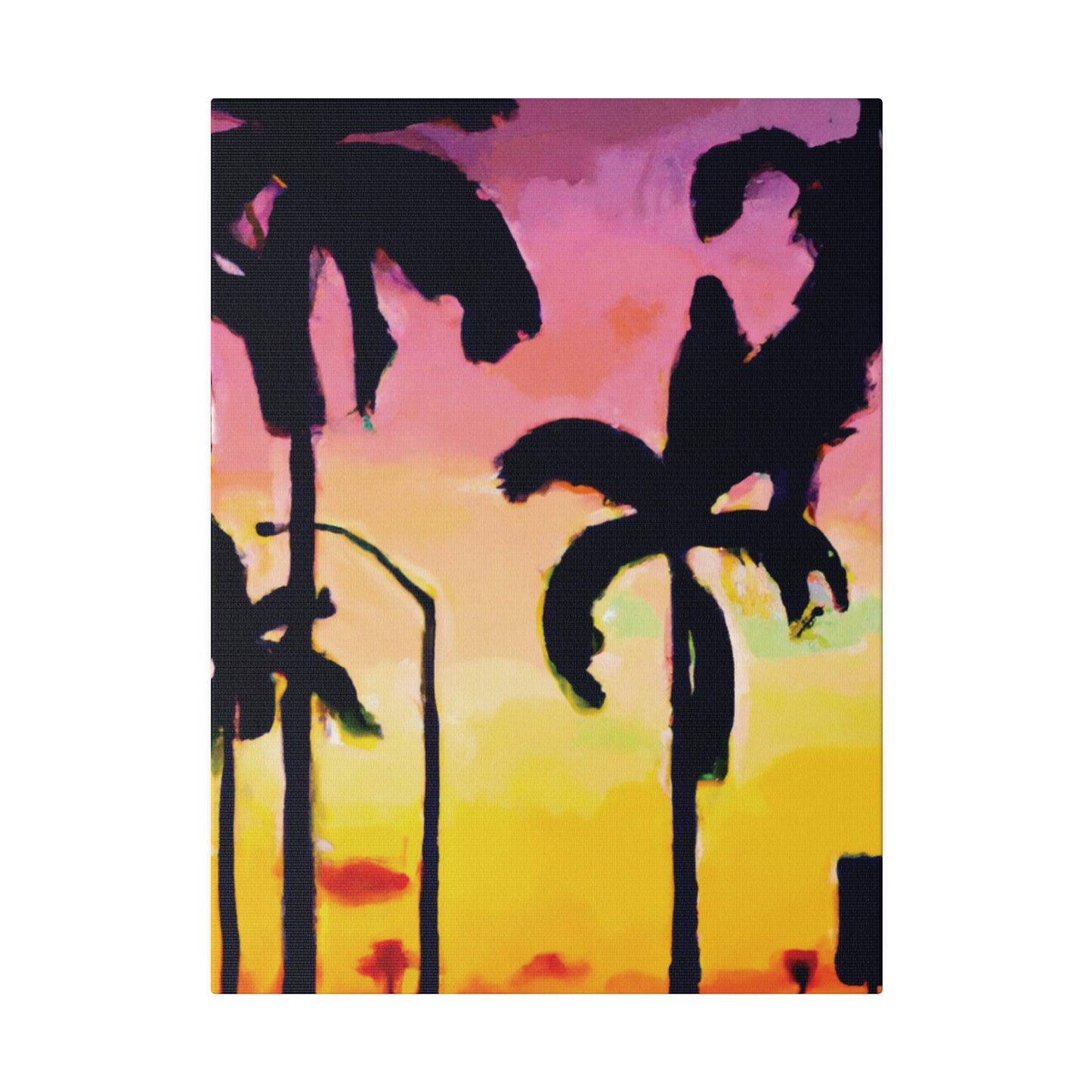 1792J - Miami Beach Sunset Painting Print | Miami | Beach | Sunset | Poster | Home Decor | Wall Art | Canvas