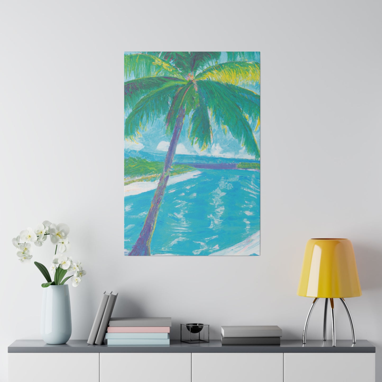 9252K - Bahamas Ocean Painting Print | Bahamas | Ocean | Beach | Poster | Home Decor | Wall Art | Canvas