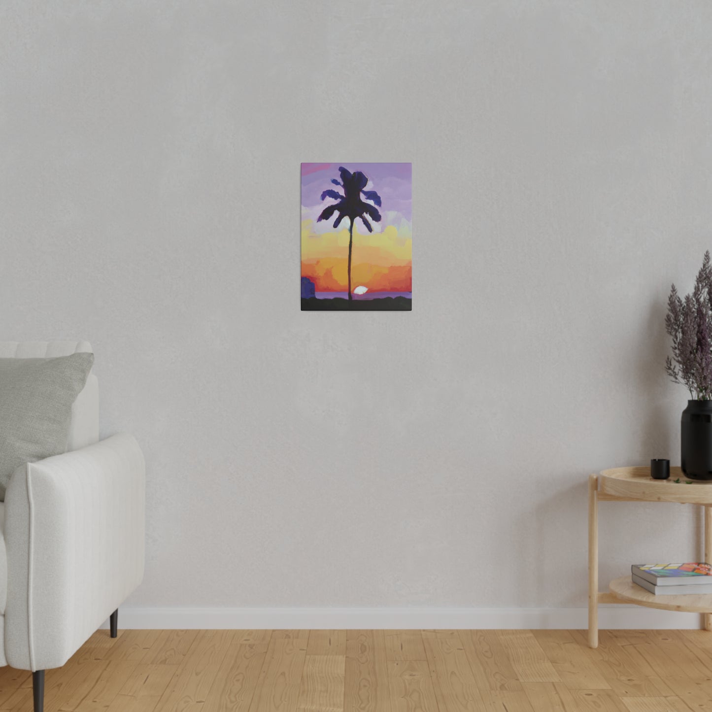 8495G - Miami Beach Sunset Painting Print | Miami | Beach | Sunset | Poster | Home Decor | Wall Art | Canvas