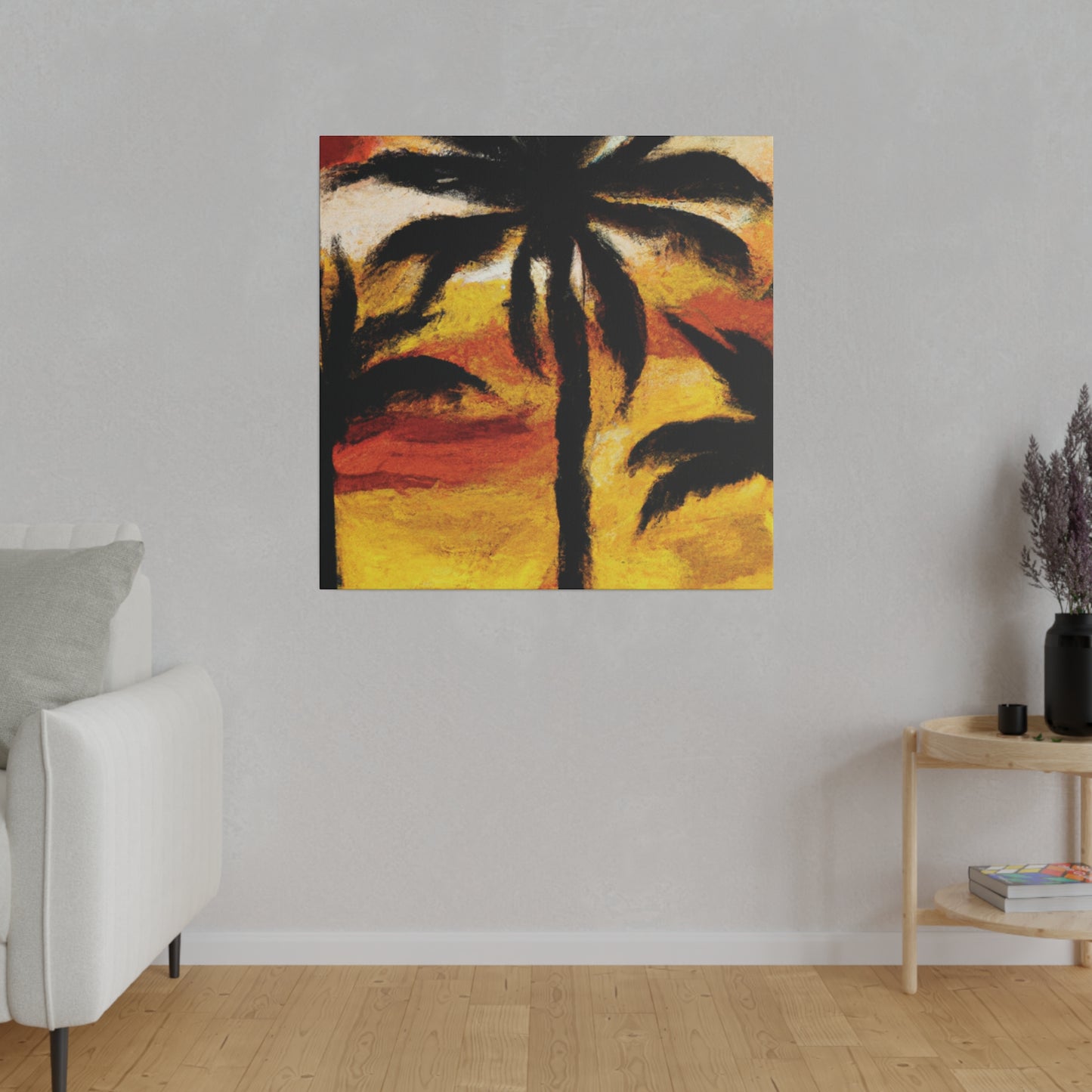 3122C - Miami Beach Sunset Painting Print | Miami | Beach | Sunset | Poster | Home Decor | Wall Art | Canvas