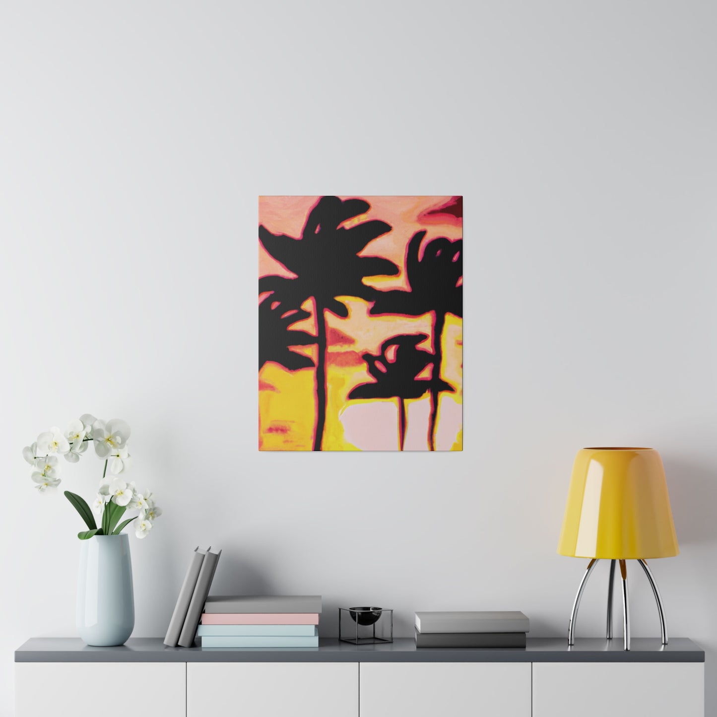 9329P - Miami Beach Sunset Painting Print | Miami | Beach | Sunset | Poster | Home Decor | Wall Art | Canvas