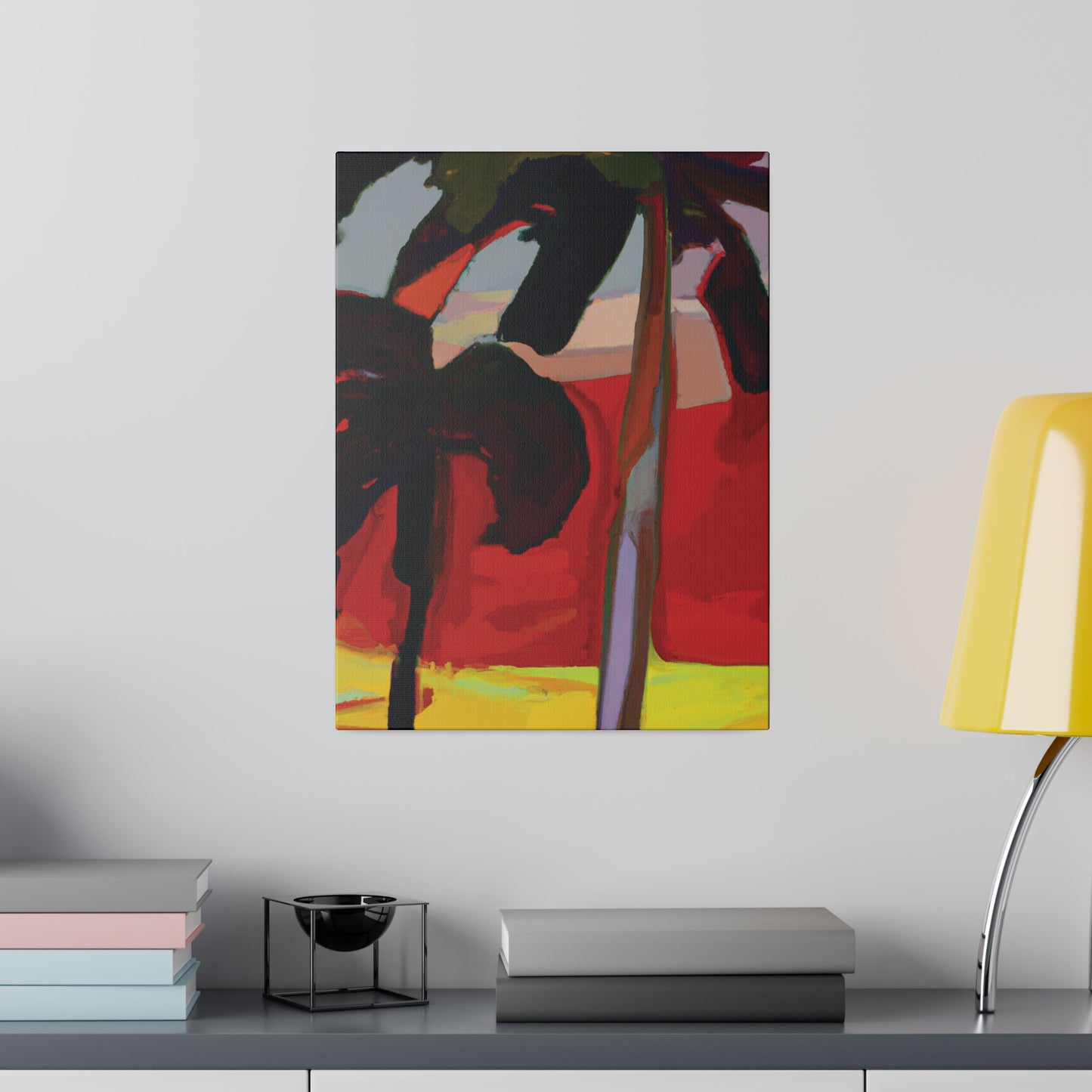 7849V - Miami Beach Sunset Painting Print | Miami | Beach | Sunset | Poster | Home Decor | Wall Art | Canvas