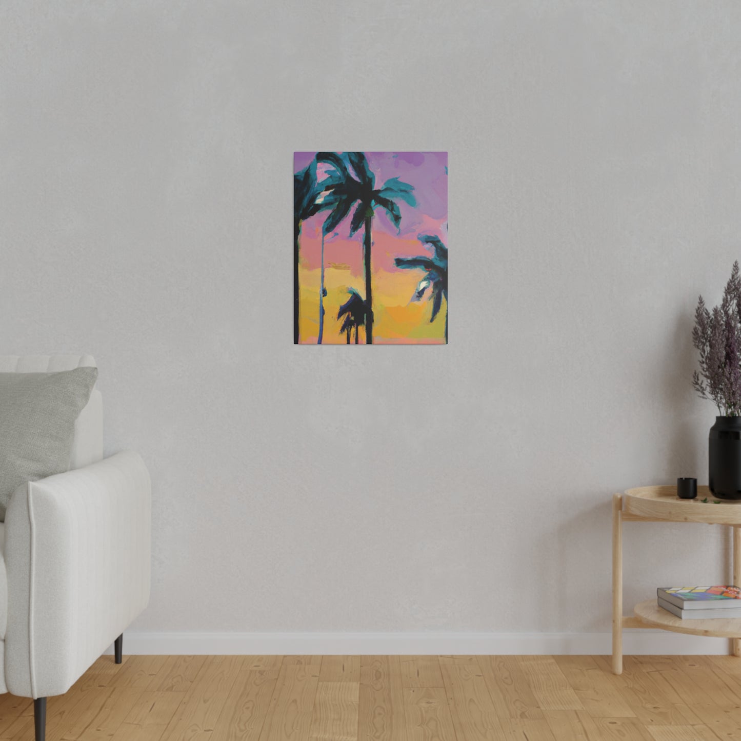 510K - Miami Beach Sunset Painting Print | Miami | Beach | Sunset | Poster | Home Decor | Wall Art | Canvas