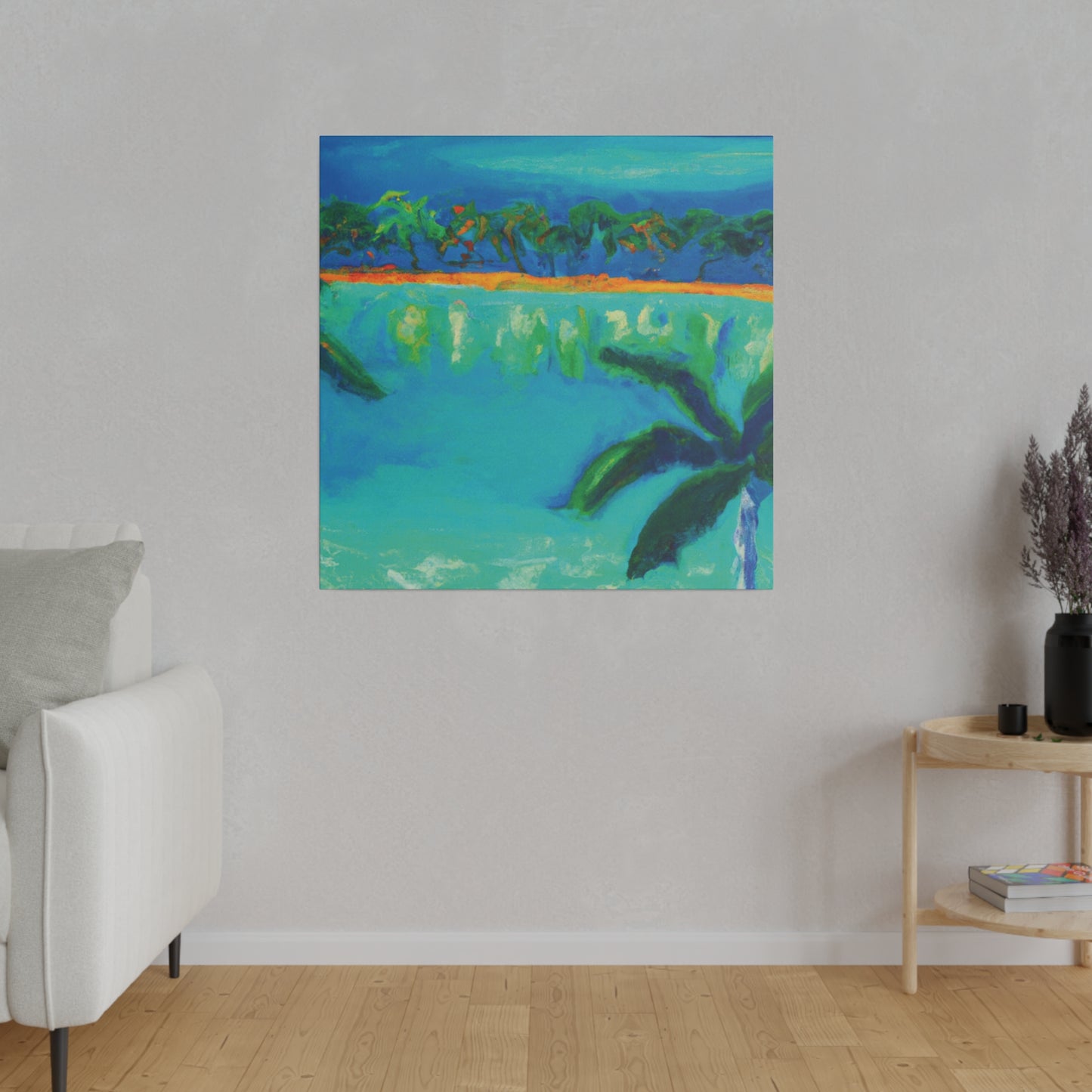 3784F - Bahamas Ocean Painting Print | Bahamas | Ocean | Beach | Poster | Home Decor | Wall Art | Canvas