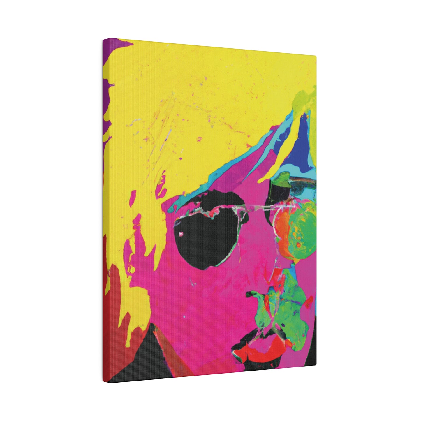 7141U - Rockstar Painting Print | Face | Abstract | Poster | Home Decor | Wall Art | Music Art | Canvas