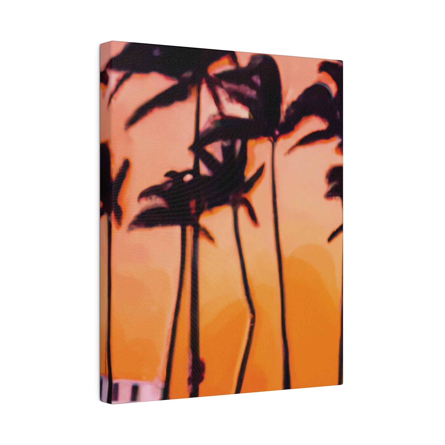 9837K - Miami Beach Sunset Painting Print | Miami | Beach | Sunset | Poster | Home Decor | Wall Art | Canvas