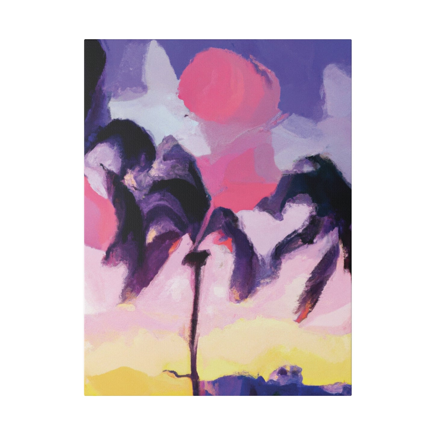 8189L - Miami Beach Sunset Painting Print | Miami | Beach | Sunset | Poster | Home Decor | Wall Art | Canvas