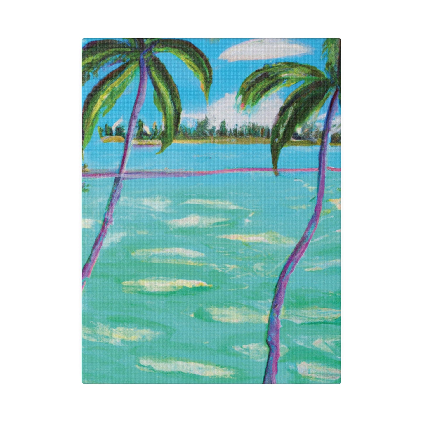 4451X - Bahamas Ocean Painting Print | Bahamas | Ocean | Beach | Poster | Home Decor | Wall Art | Canvas