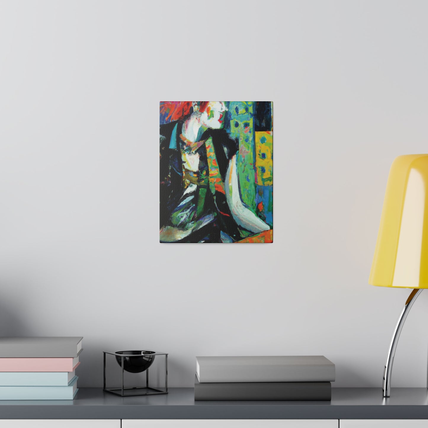 8726V - Rockstar Oil Painting Style Print | Poster | Home Decor | Wall Art | Music Art | Canvas
